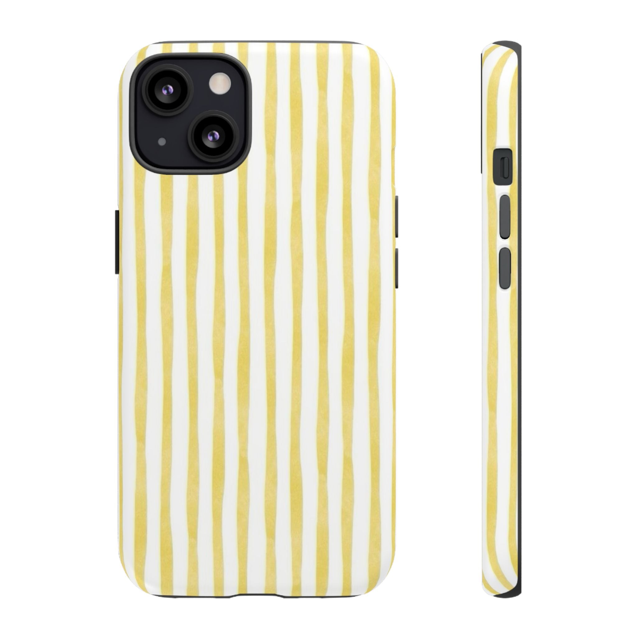Yellow Stripes Tough Phone Case