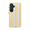 Yellow & Blue Stripes Tough Phone Case