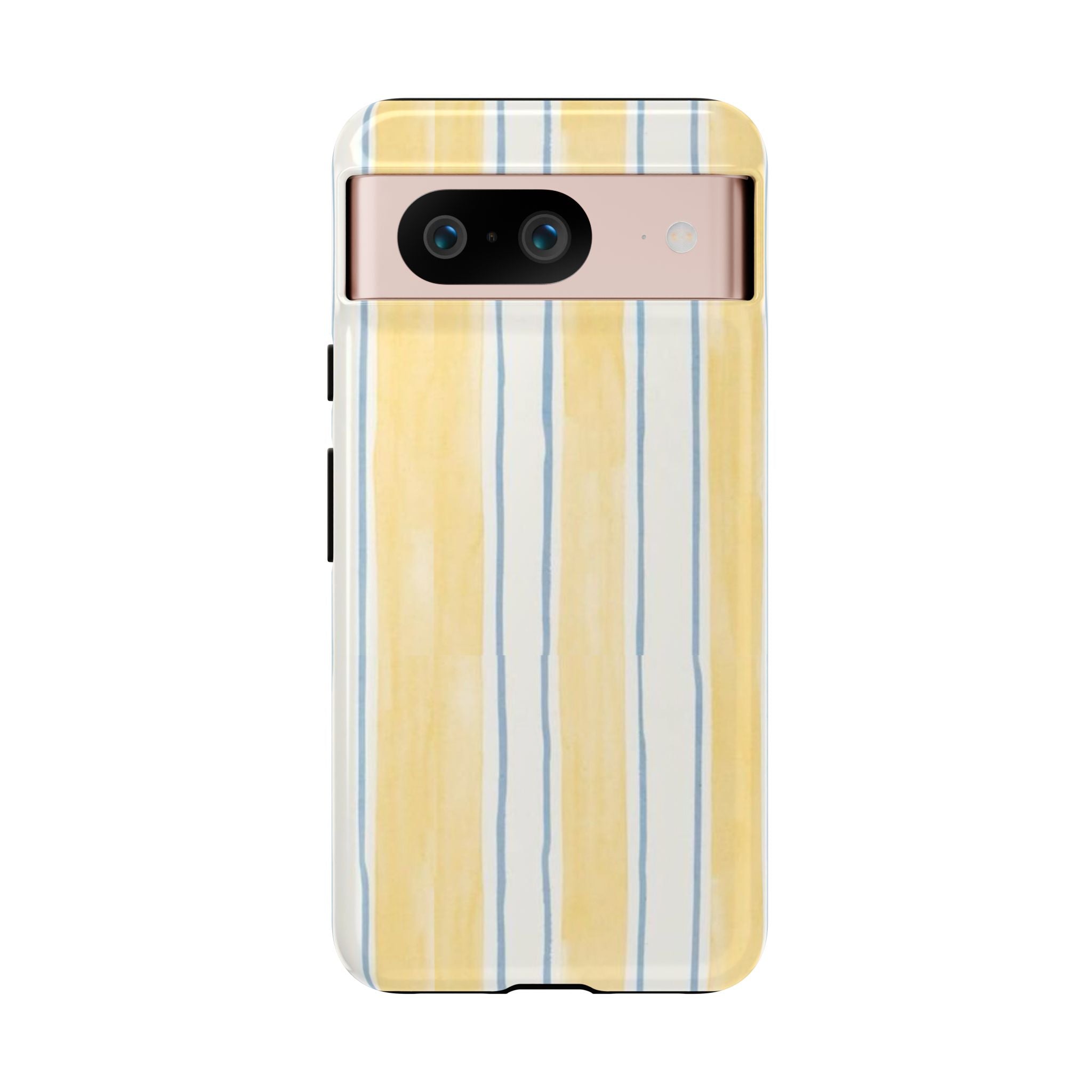 Yellow & Blue Stripes Tough Phone Case