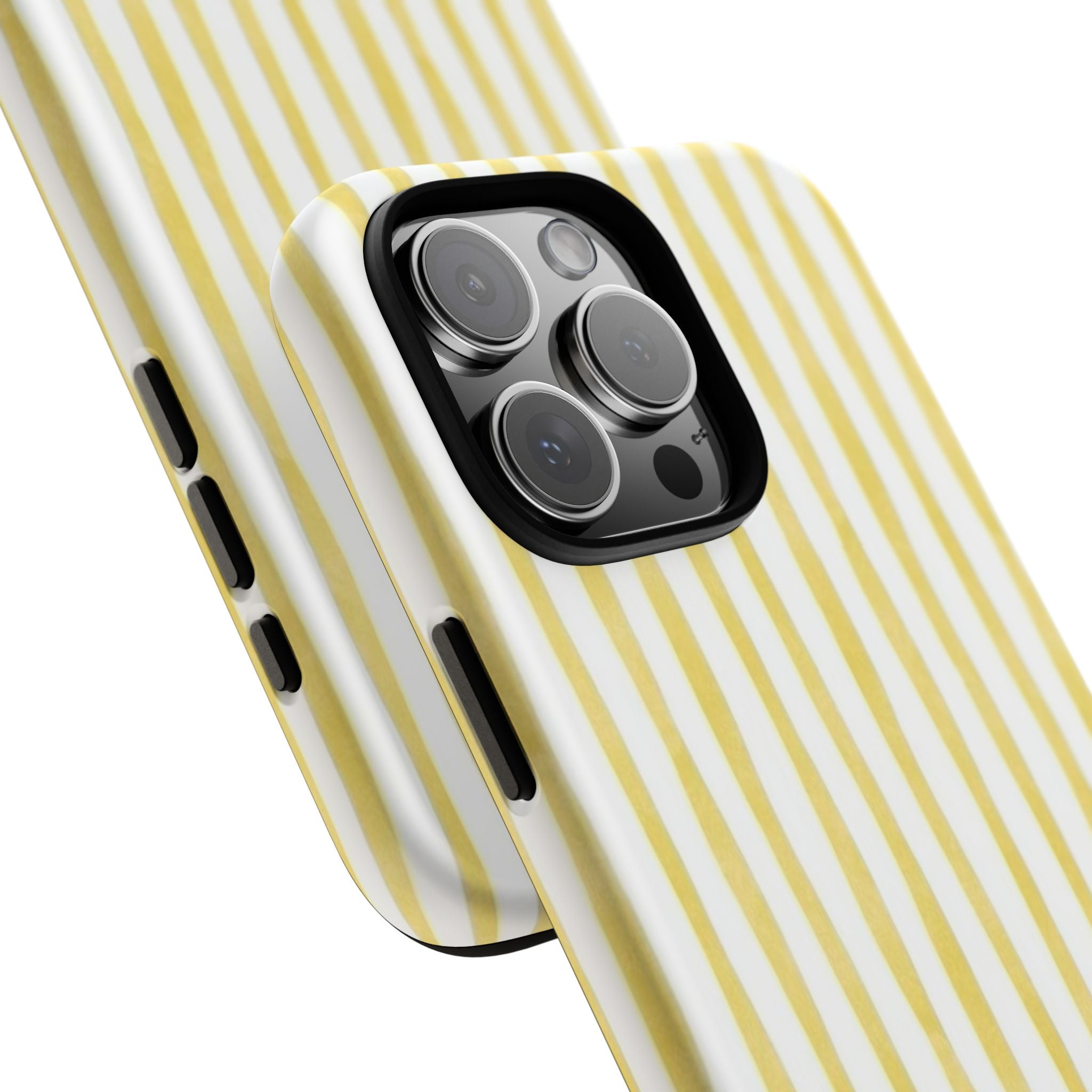 Yellow Stripes Tough Phone Case