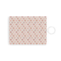 Pink Shell Leather Card Holder