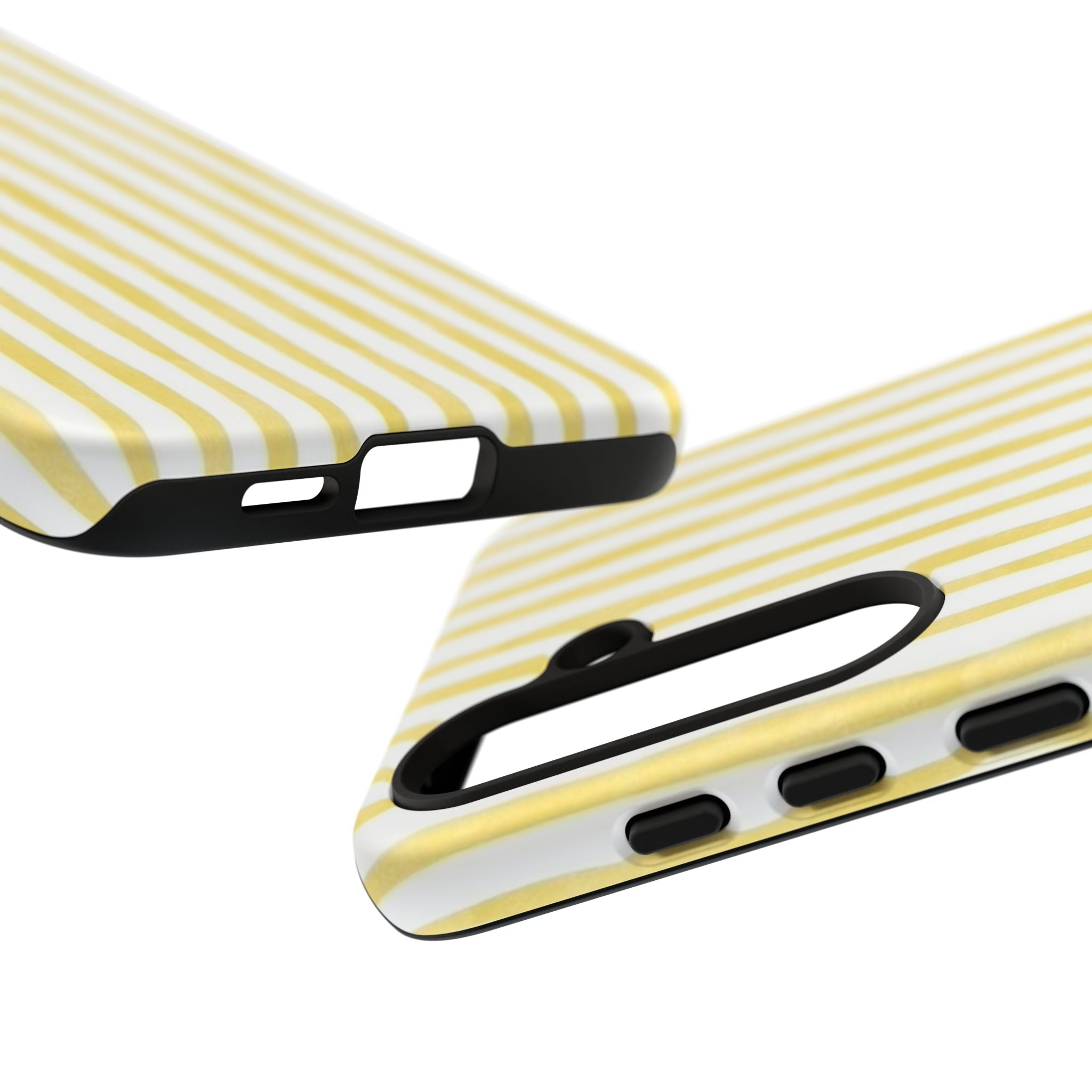 Yellow Stripes Tough Phone Case