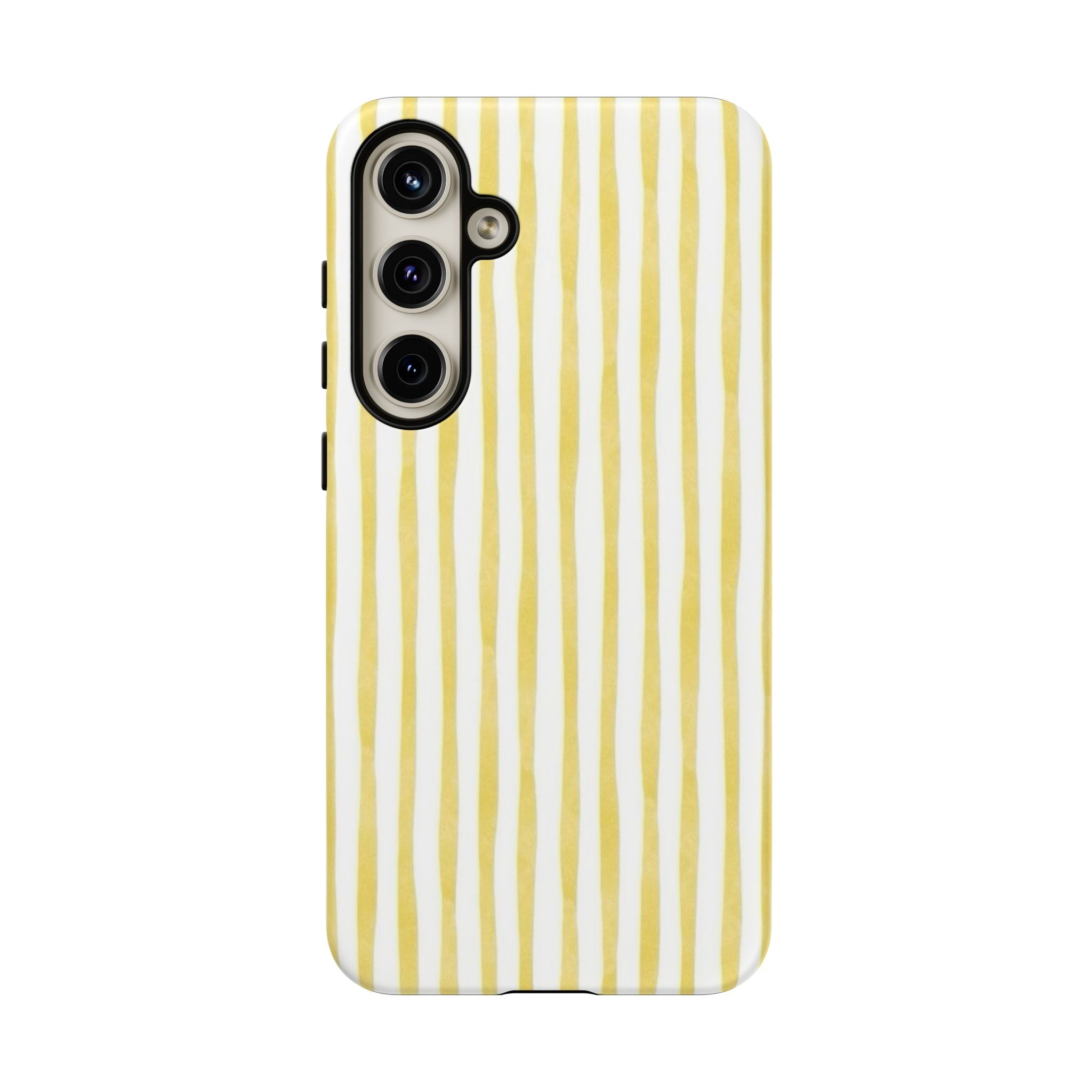 Yellow Stripes Tough Phone Case