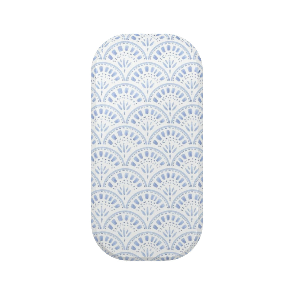 Blue Scallop Pattern PopGrip Phone Stand