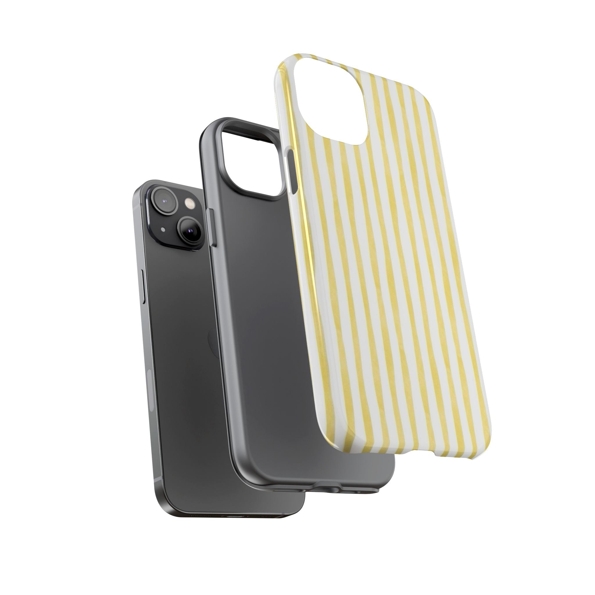 Yellow Stripes Tough Phone Case