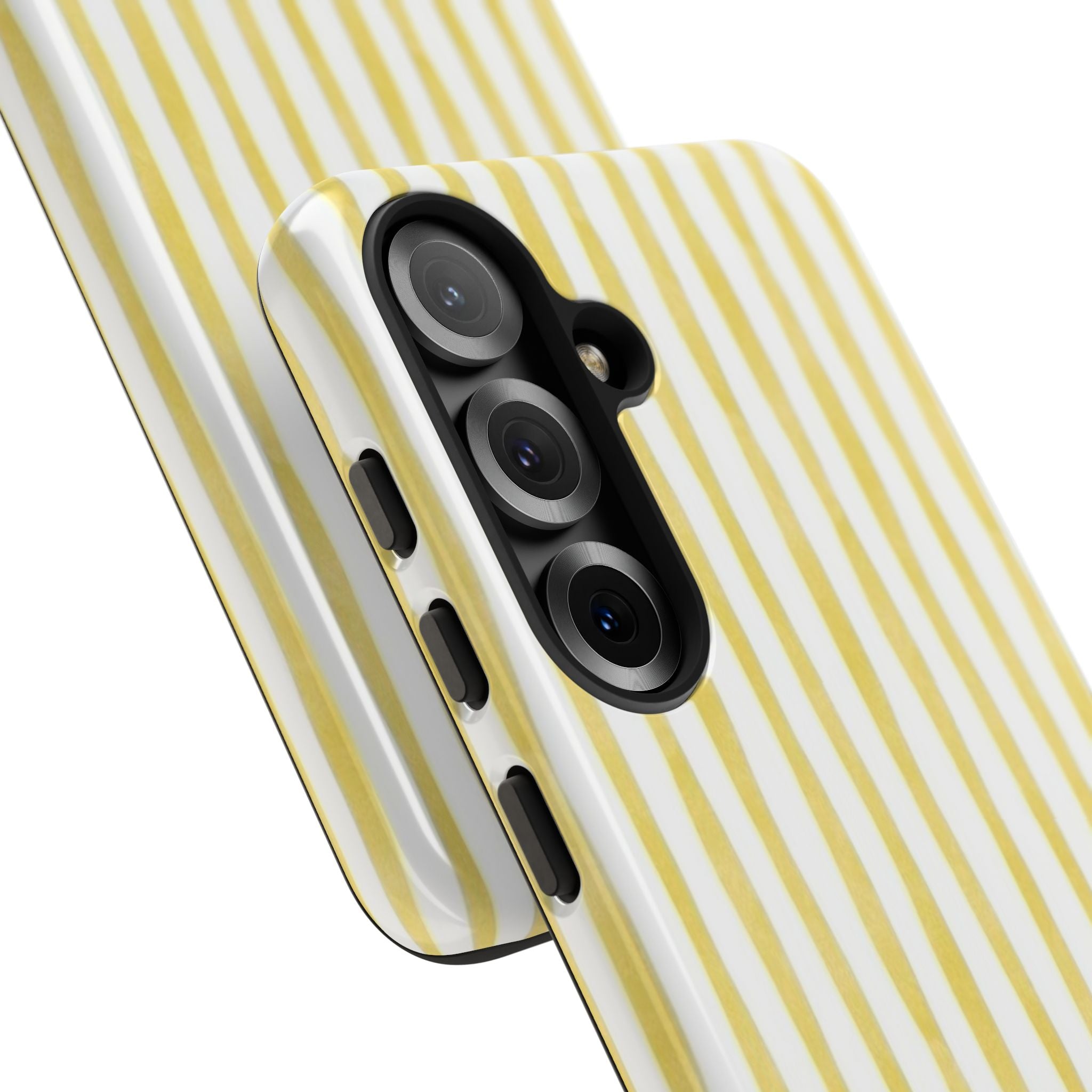 Yellow Stripes Tough Phone Case