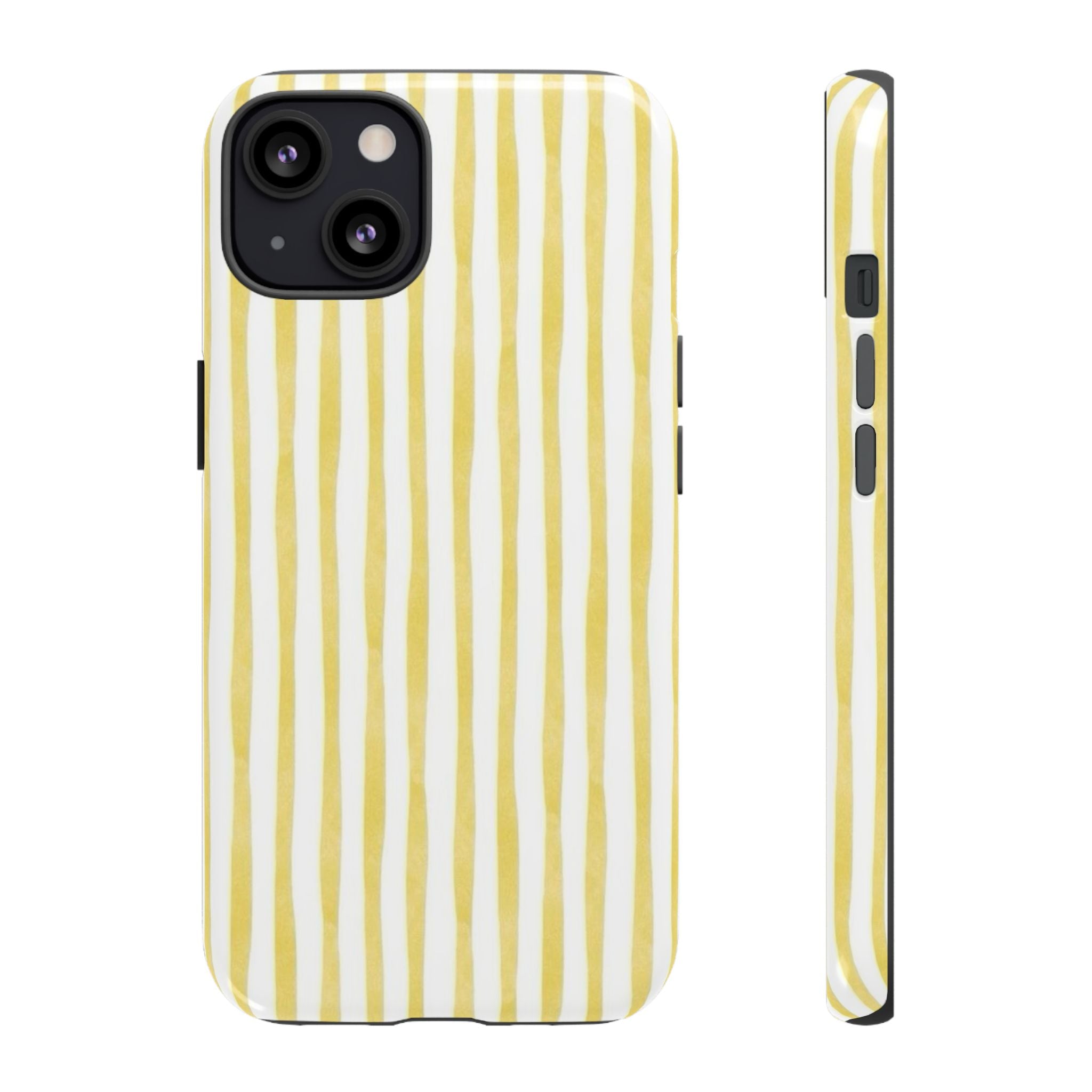 Yellow Stripes Tough Phone Case