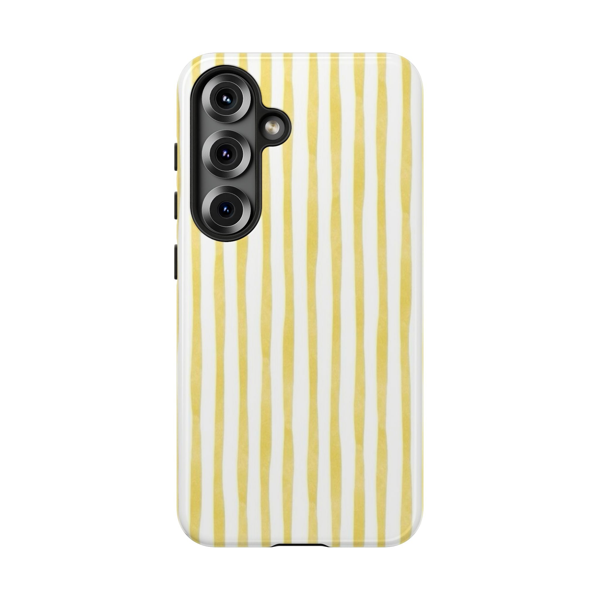 Yellow Stripes Tough Phone Case