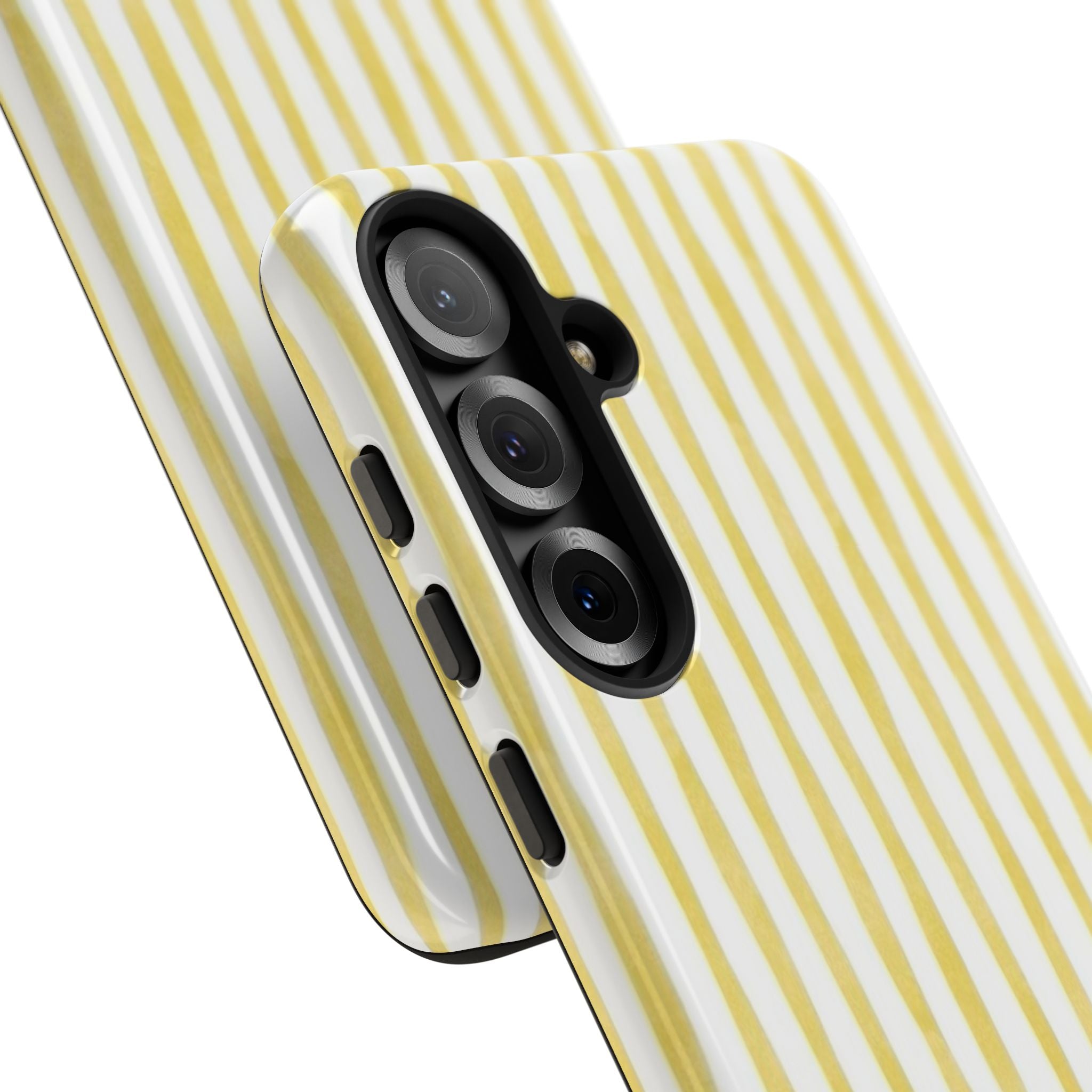 Yellow Stripes Tough Phone Case