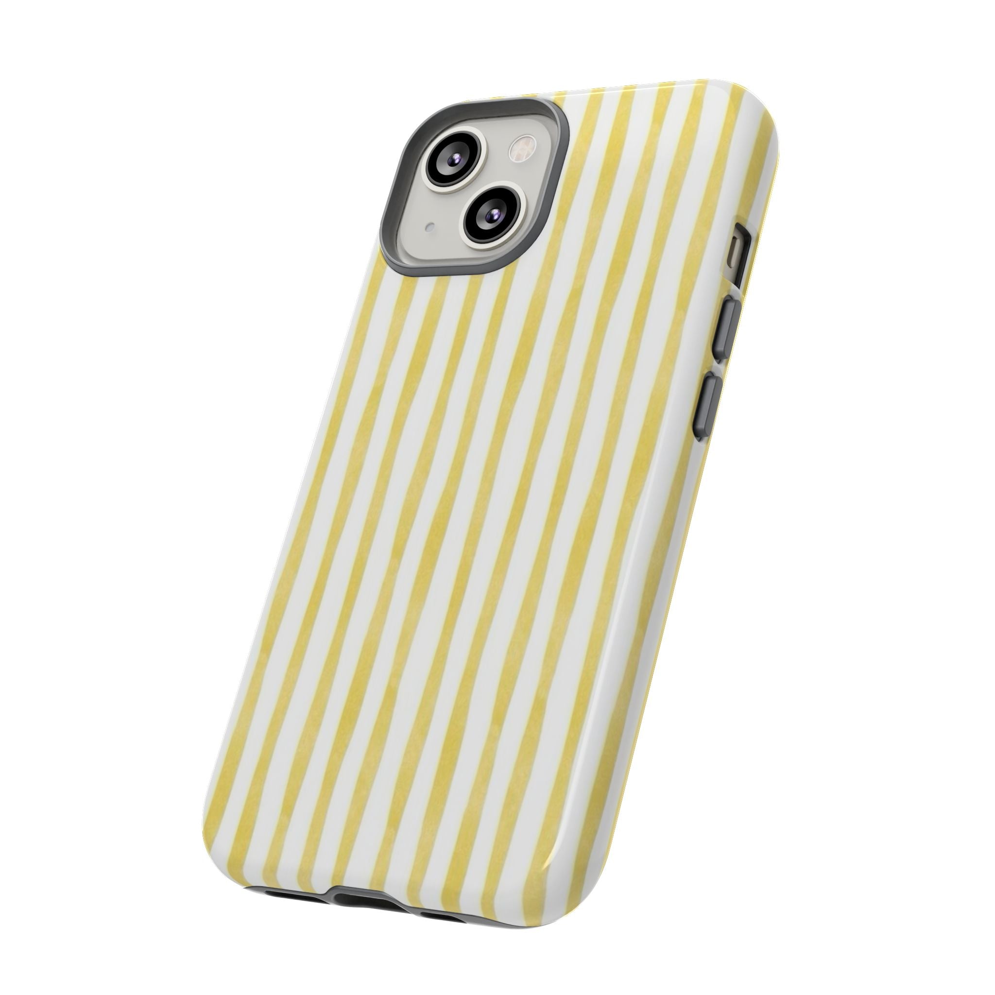 Yellow Stripes Tough Phone Case