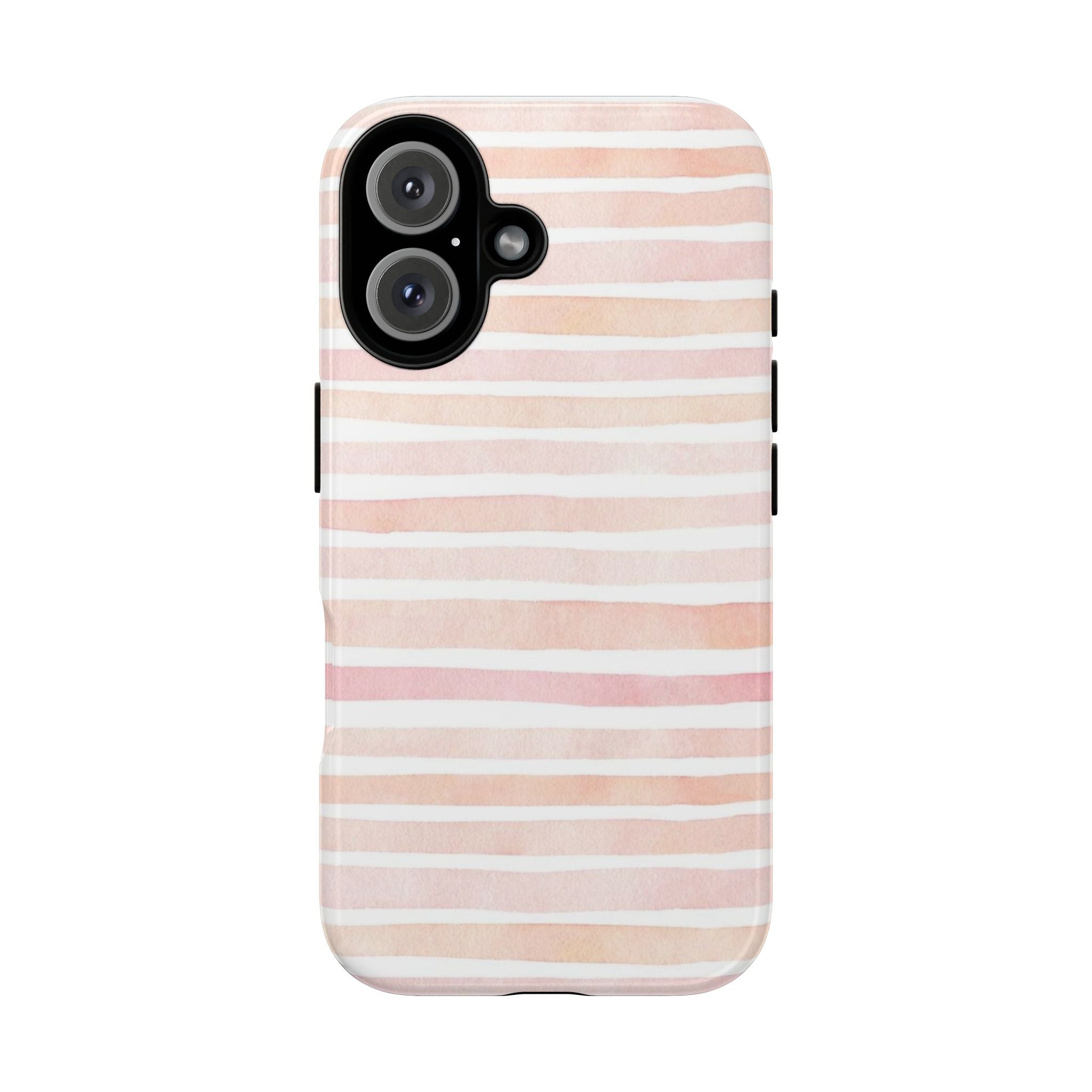 Pink Stripes Tough Phone Case