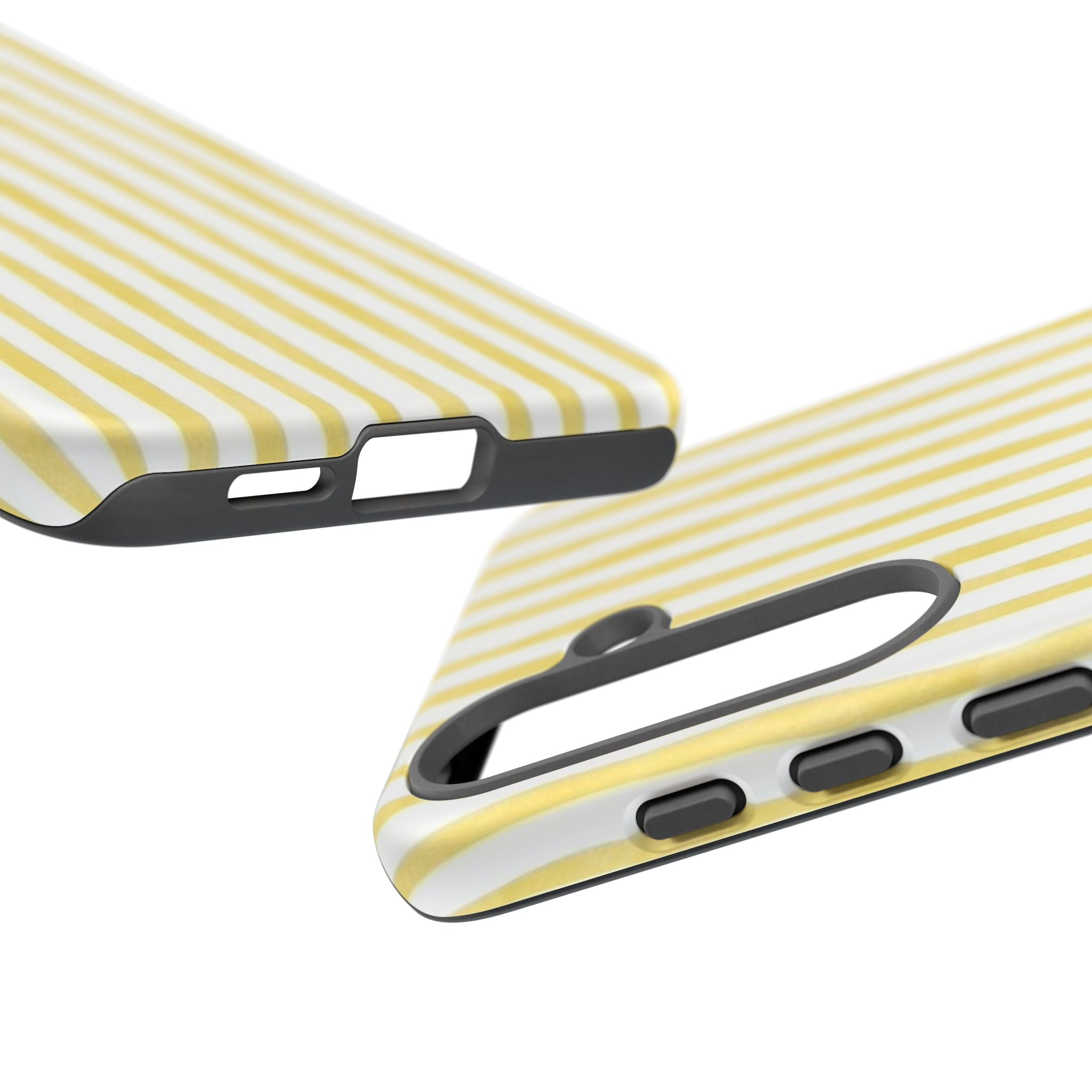 Yellow Stripes Tough Phone Case