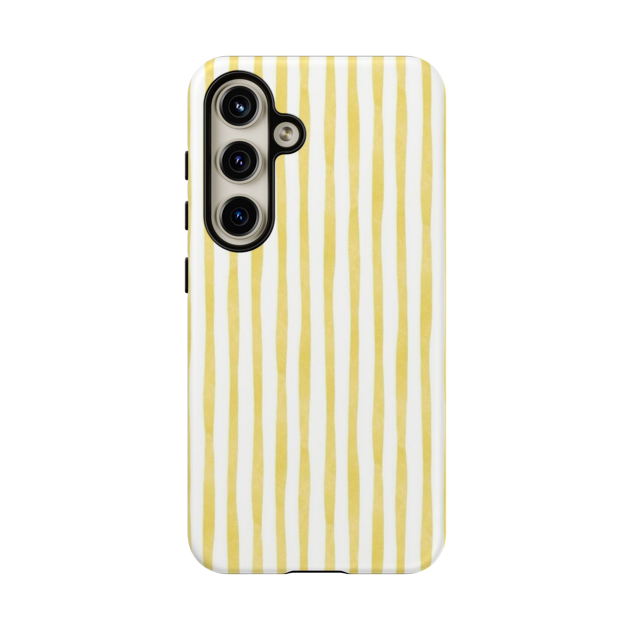 Yellow Stripes Tough Phone Case