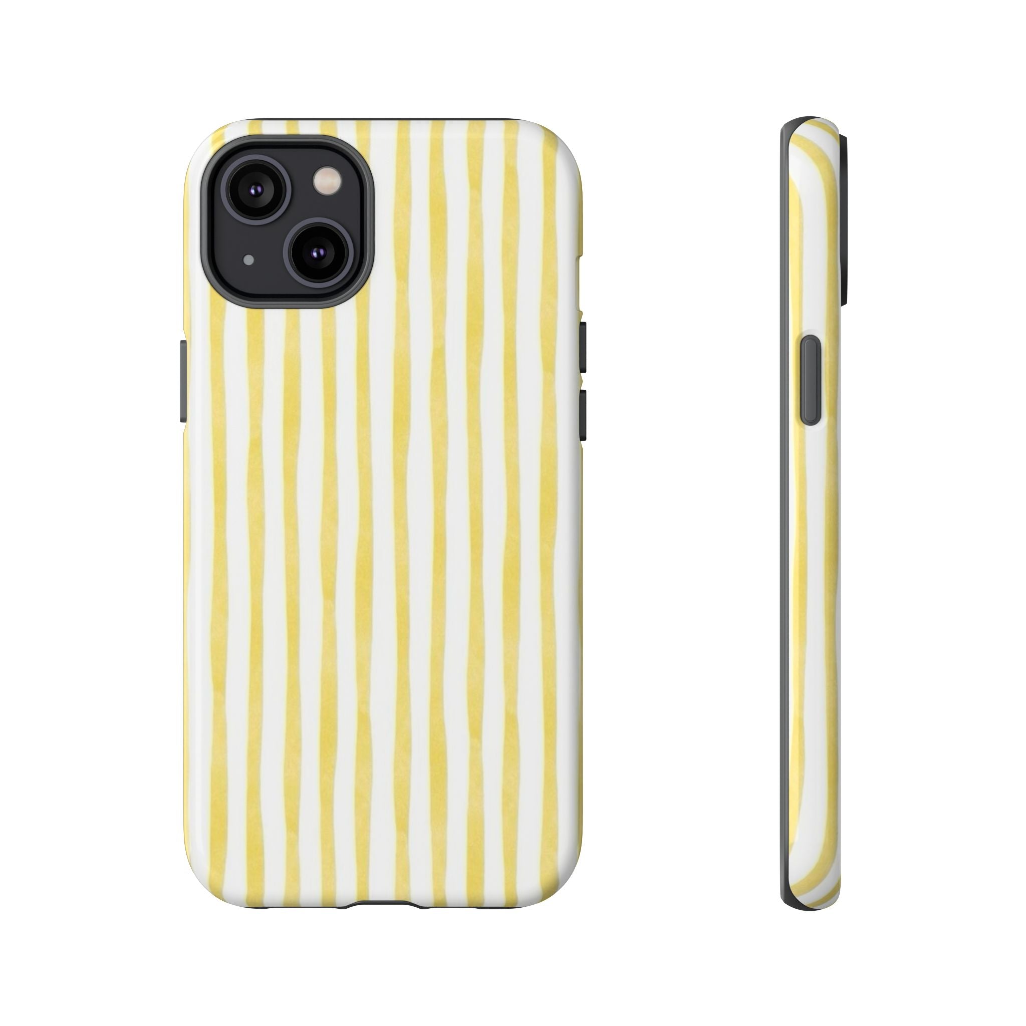 Yellow Stripes Tough Phone Case