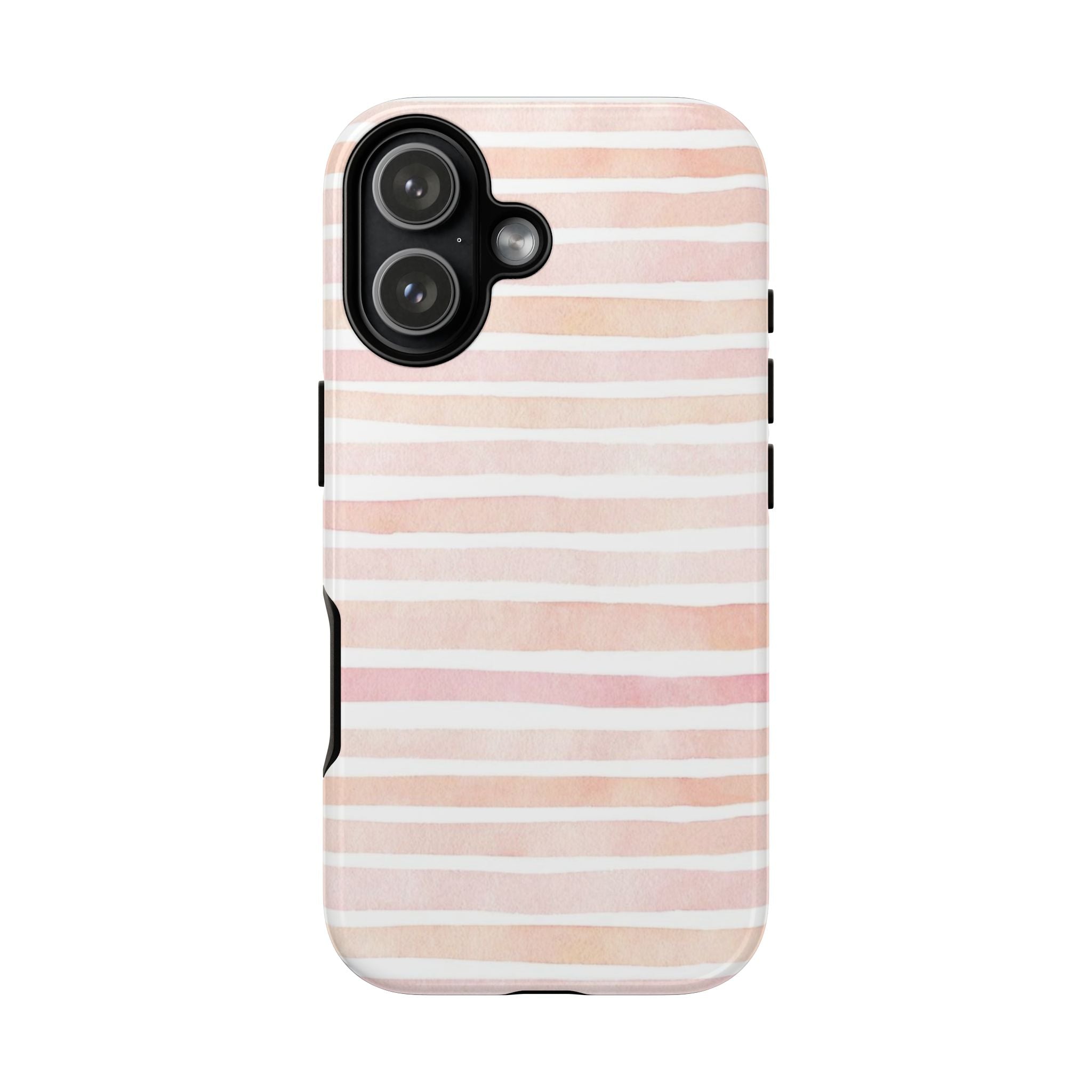 Pink Stripes Tough Phone Case