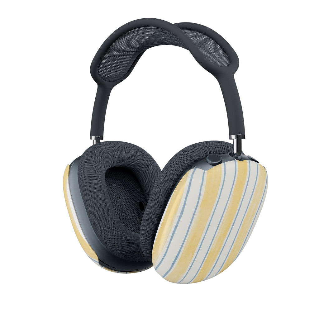 Yellow & Blue Stripes AirPods Max Covers