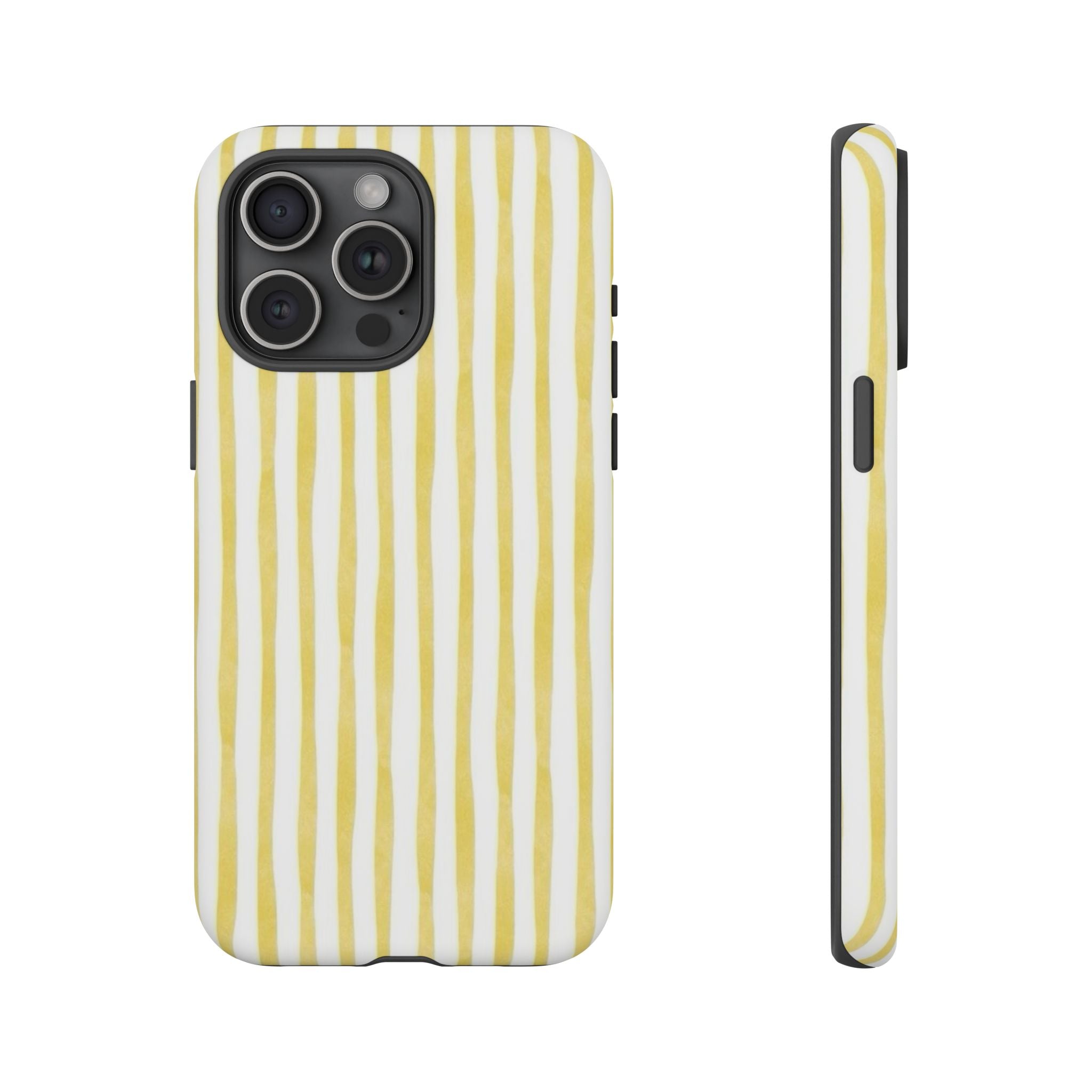 Yellow Stripes Tough Phone Case