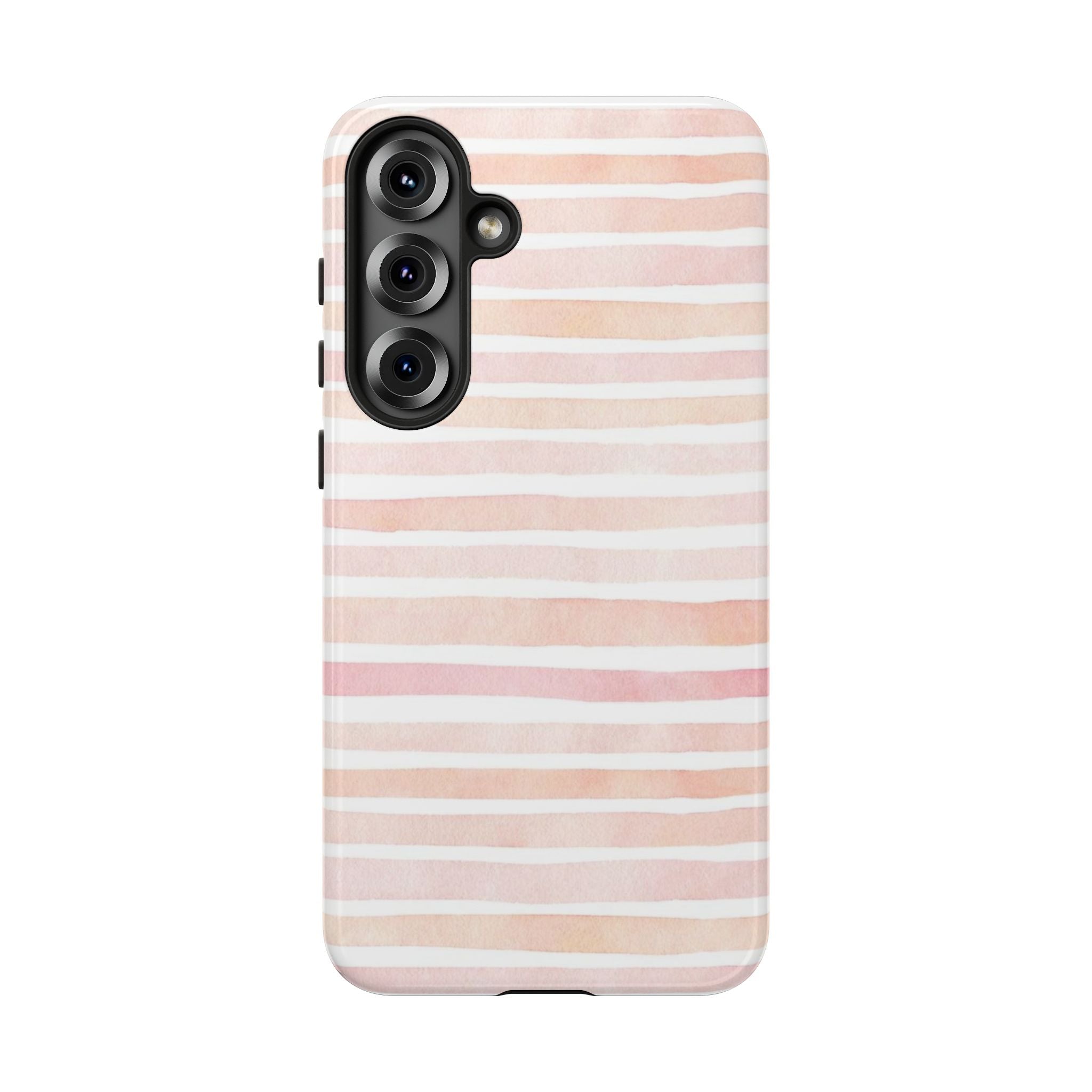 Pink Stripes Tough Phone Case