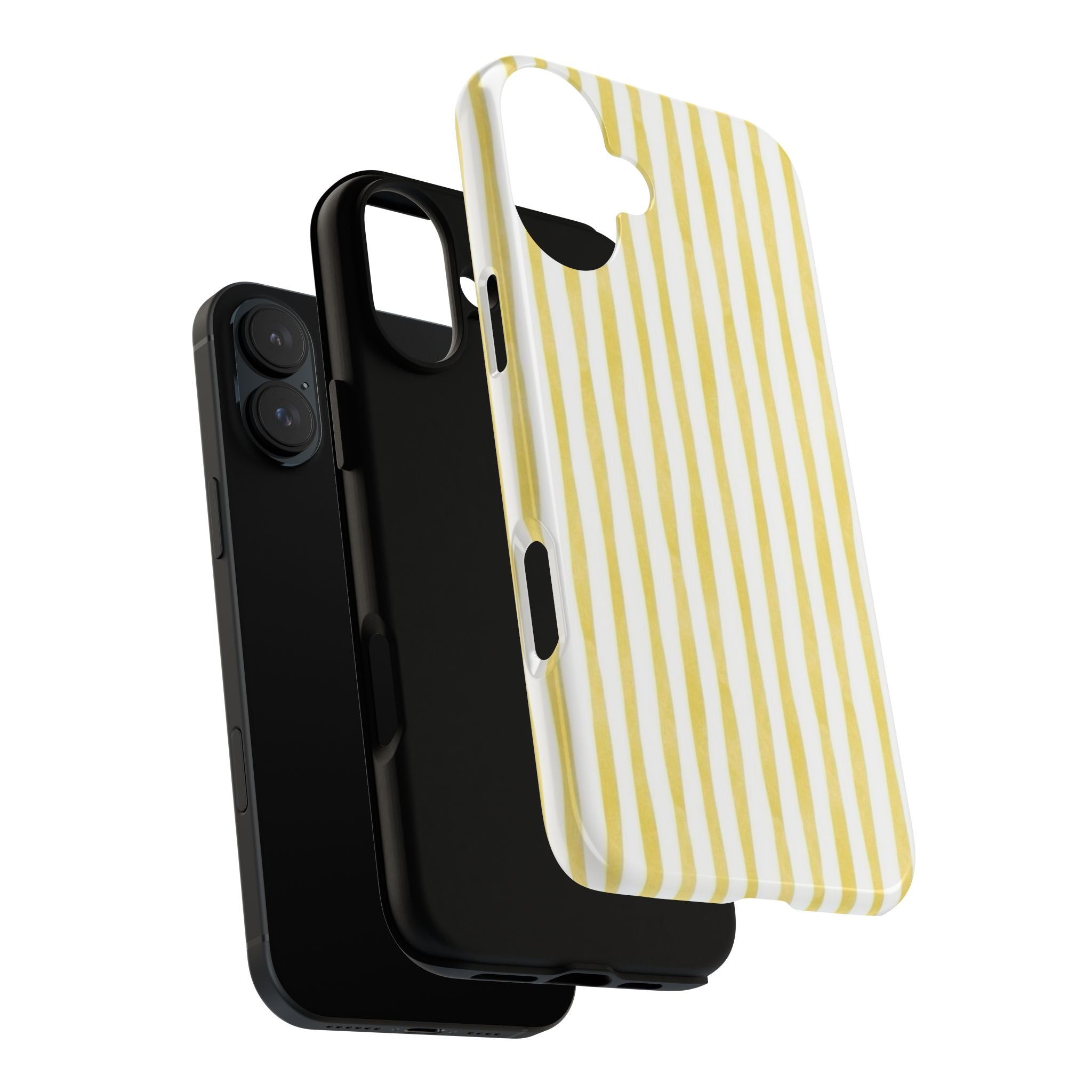 Yellow Stripes Tough Phone Case