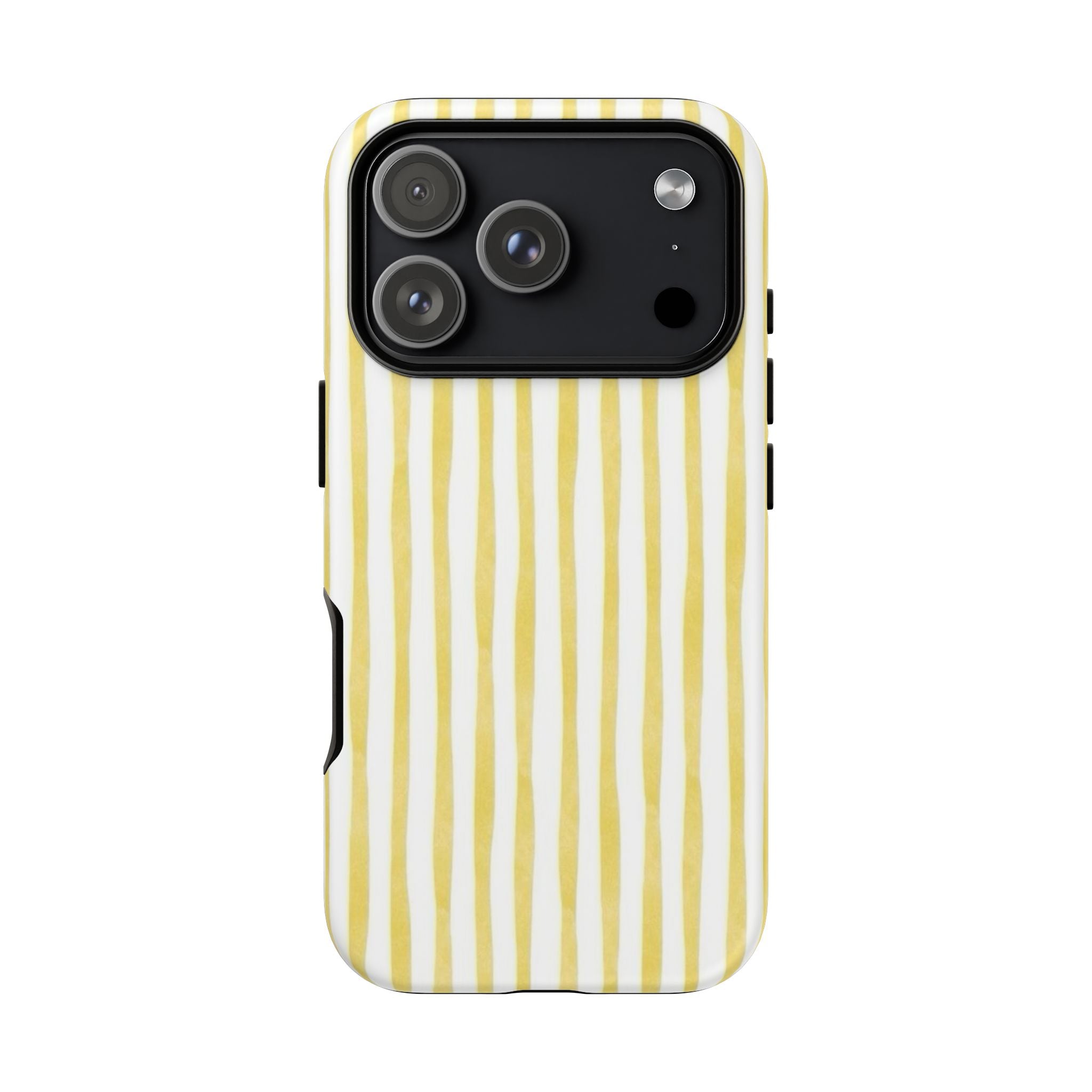 Yellow Stripes Tough Phone Case