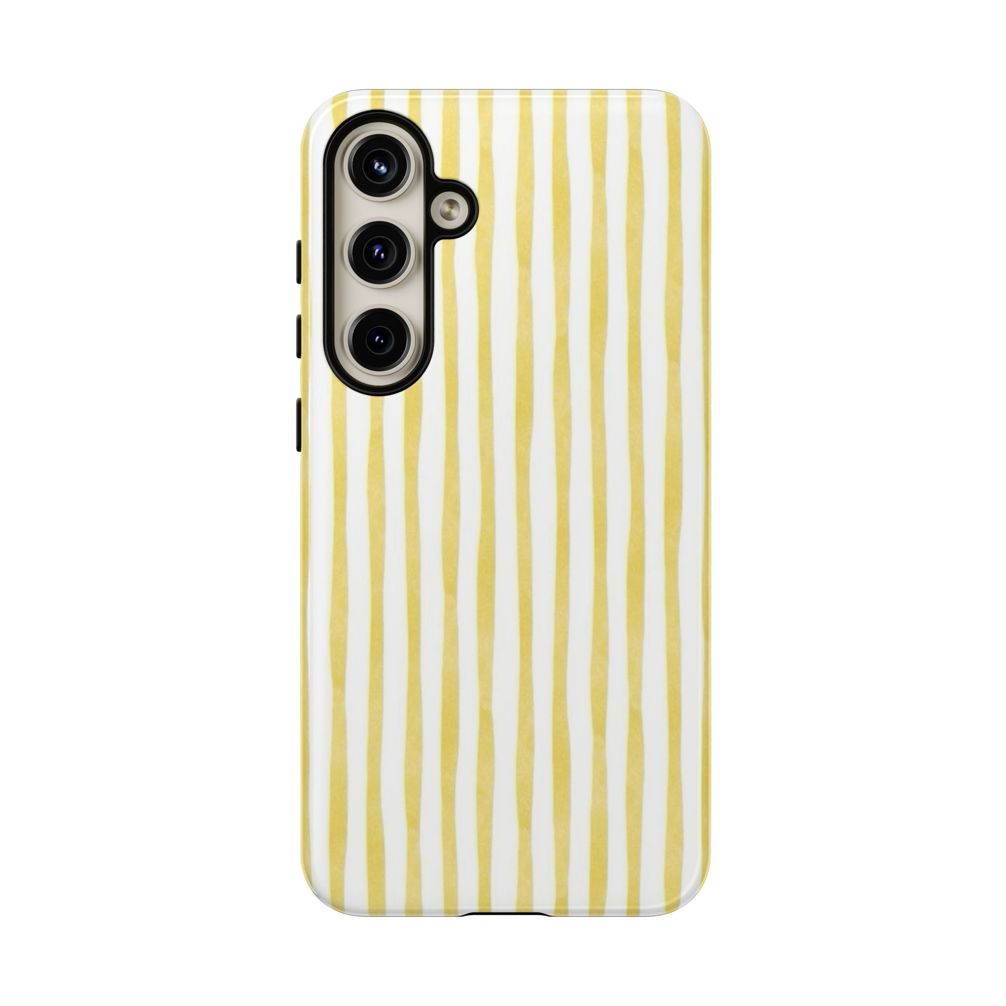 Yellow Stripes Tough Phone Case