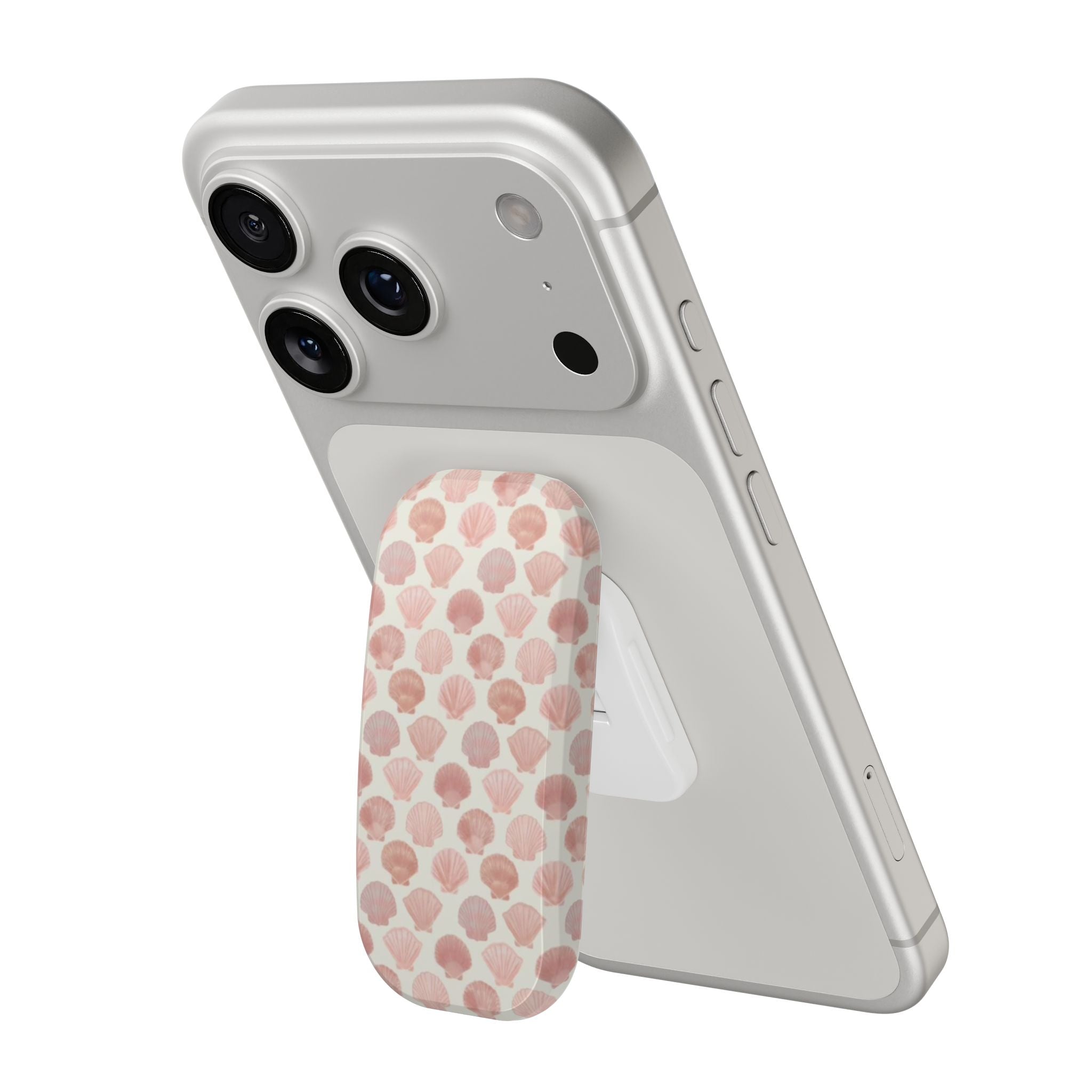 Pink Shell PopGrip Phone Stand