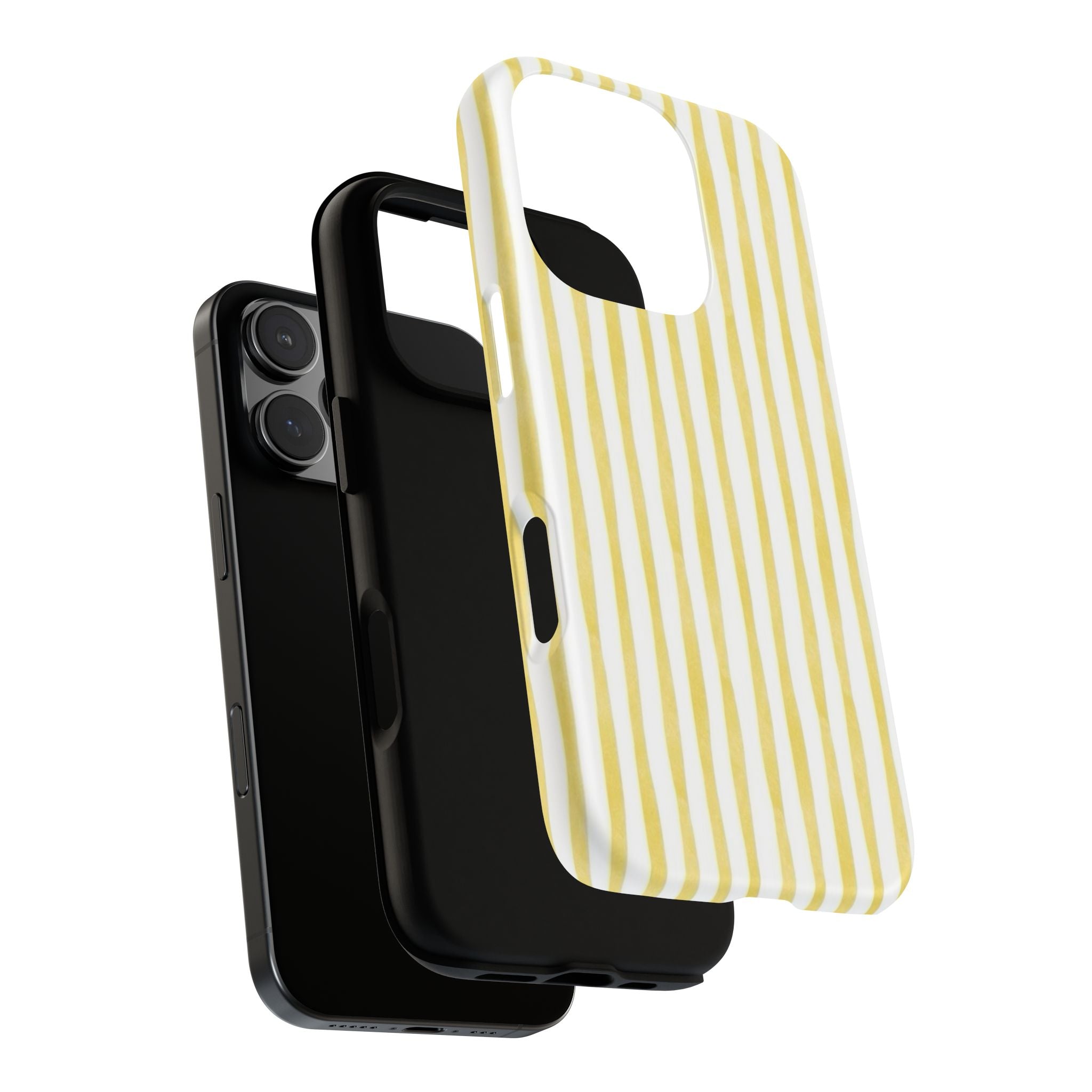 Yellow Stripes Tough Phone Case
