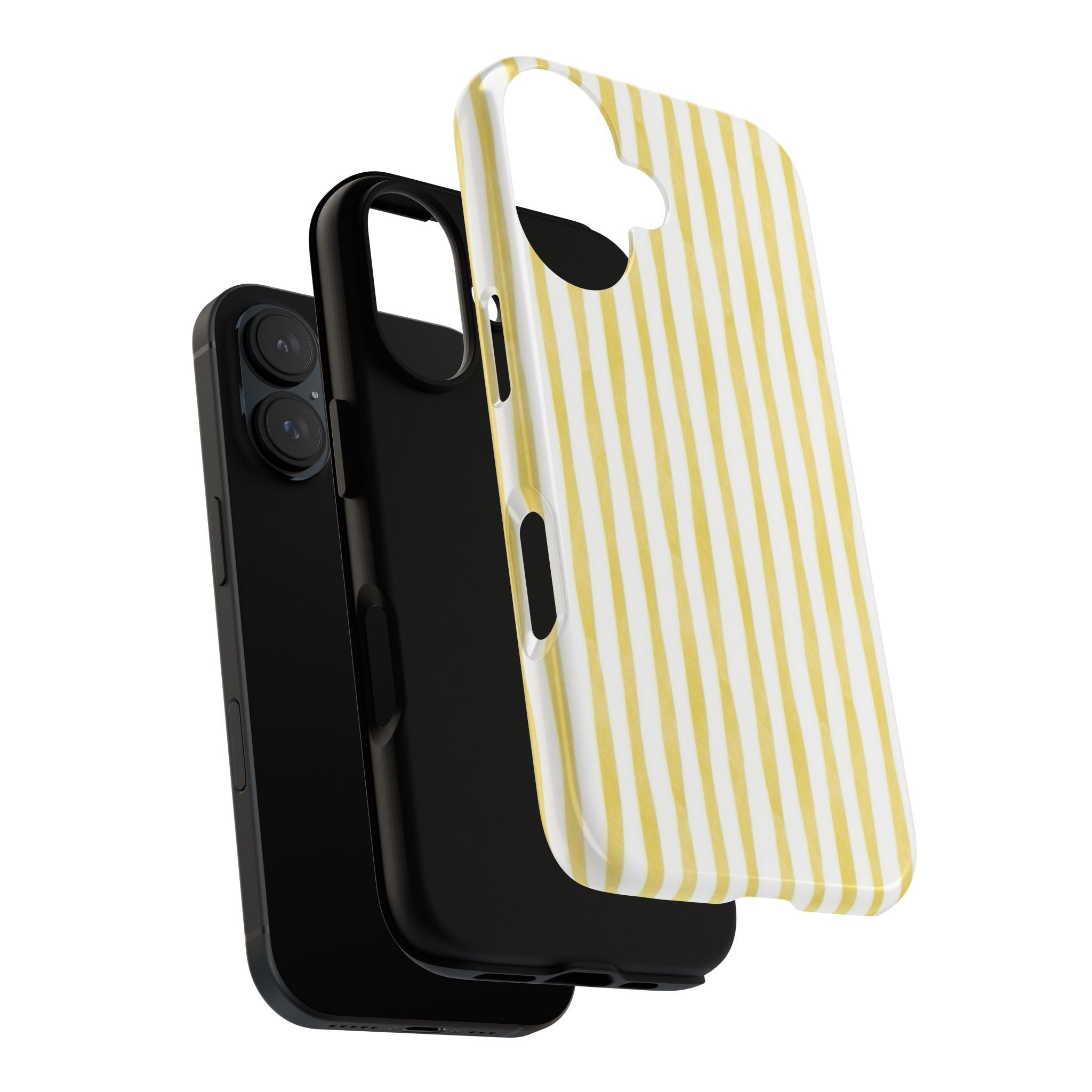 Yellow Stripes Tough Phone Case