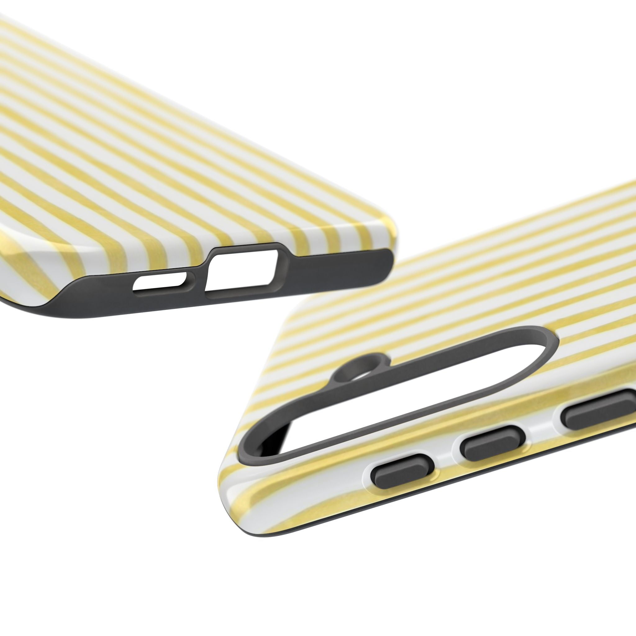 Yellow Stripes Tough Phone Case