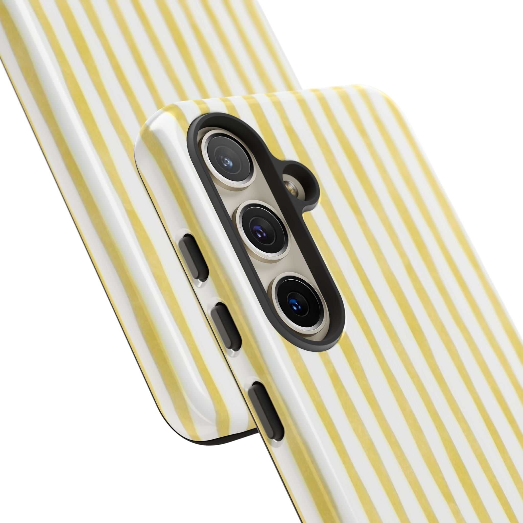 Yellow Stripes Tough Phone Case