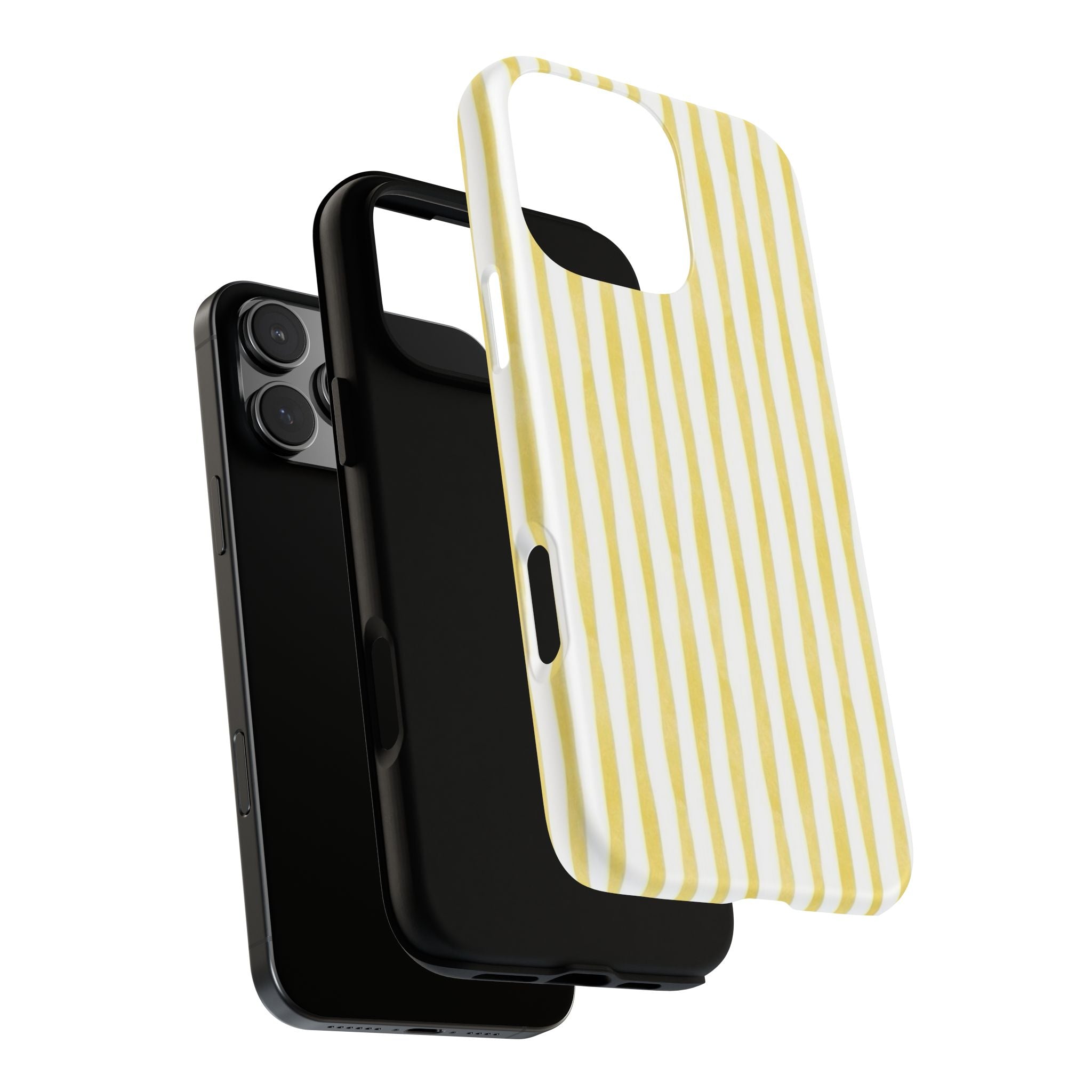 Yellow Stripes Tough Phone Case