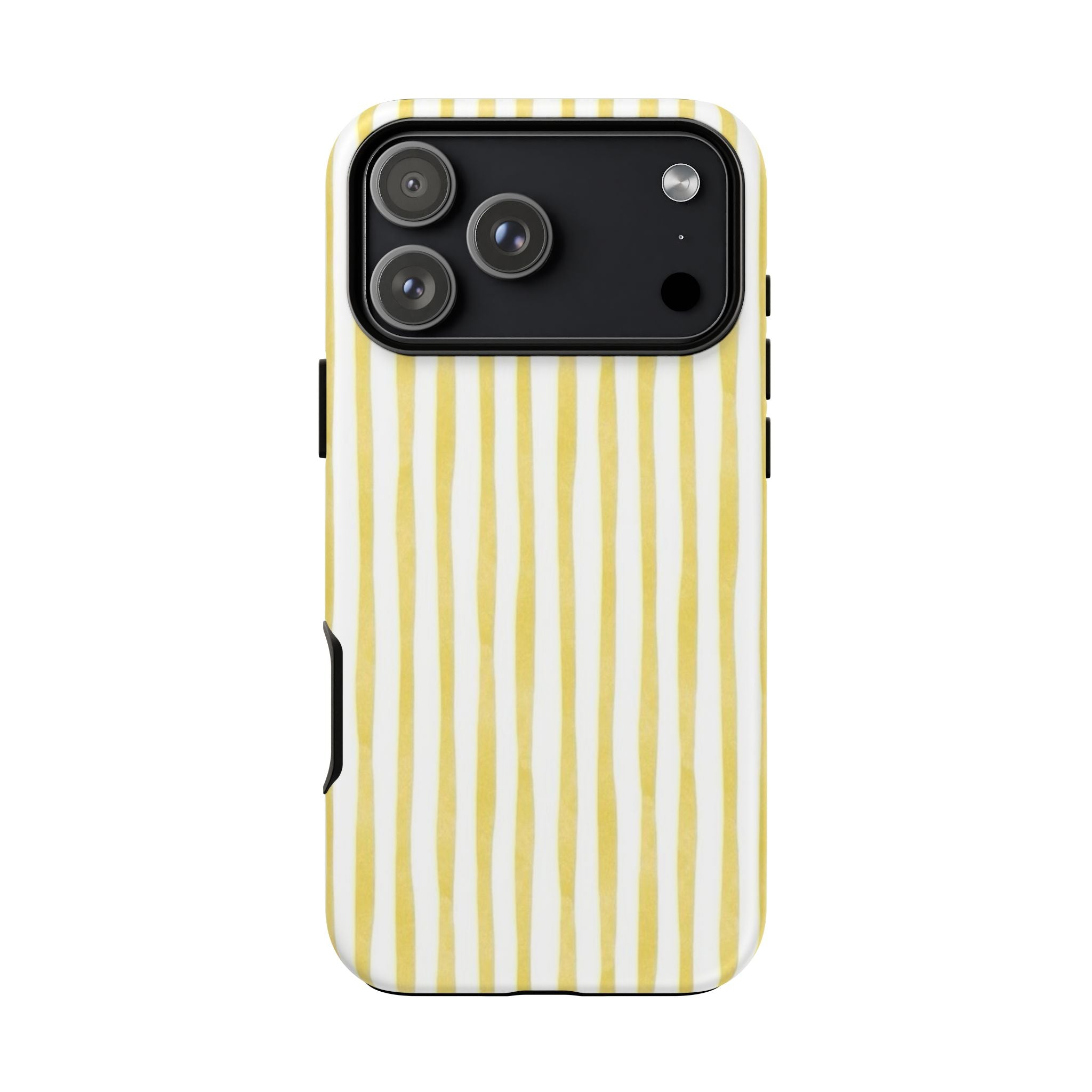 Yellow Stripes Tough Phone Case