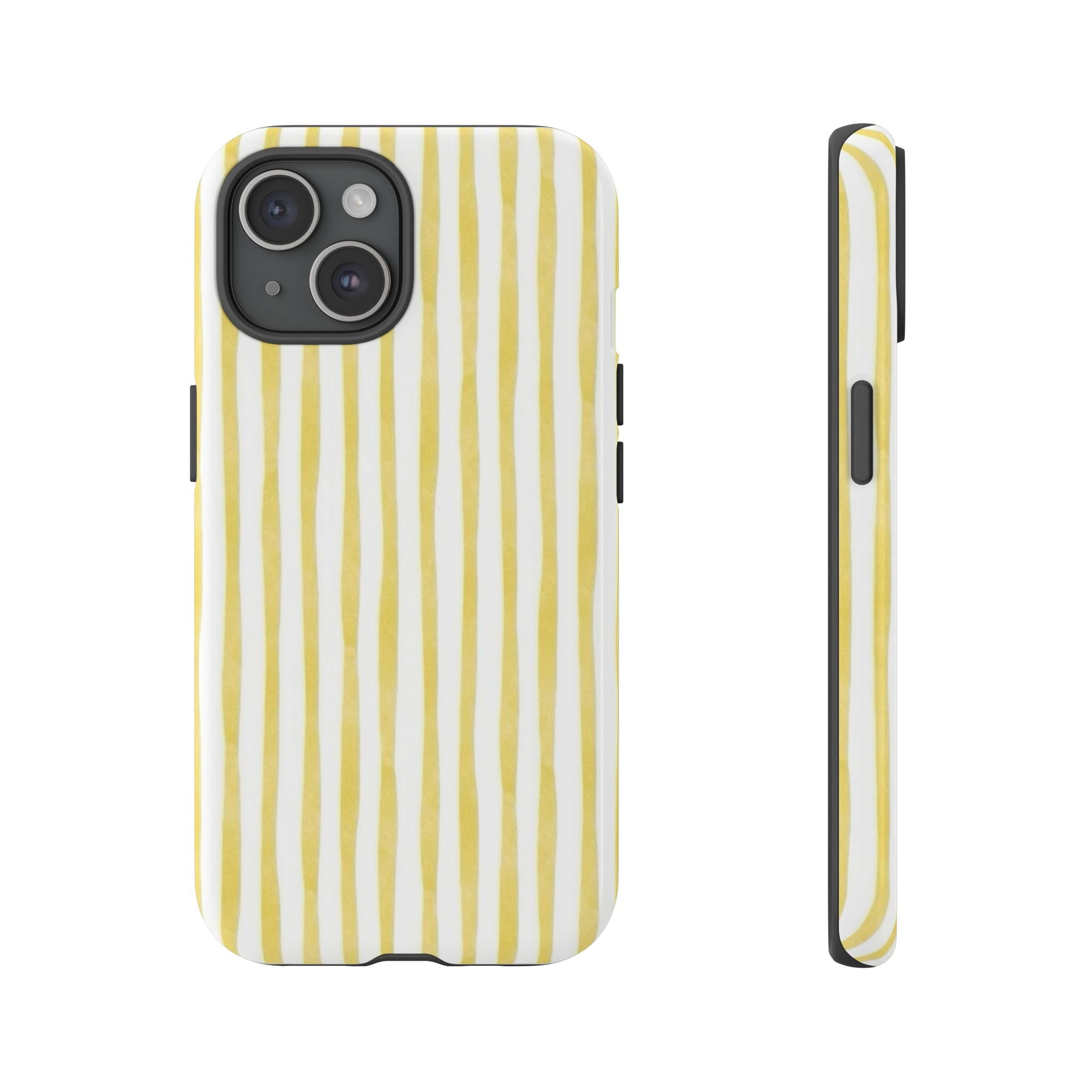 Yellow Stripes Tough Phone Case