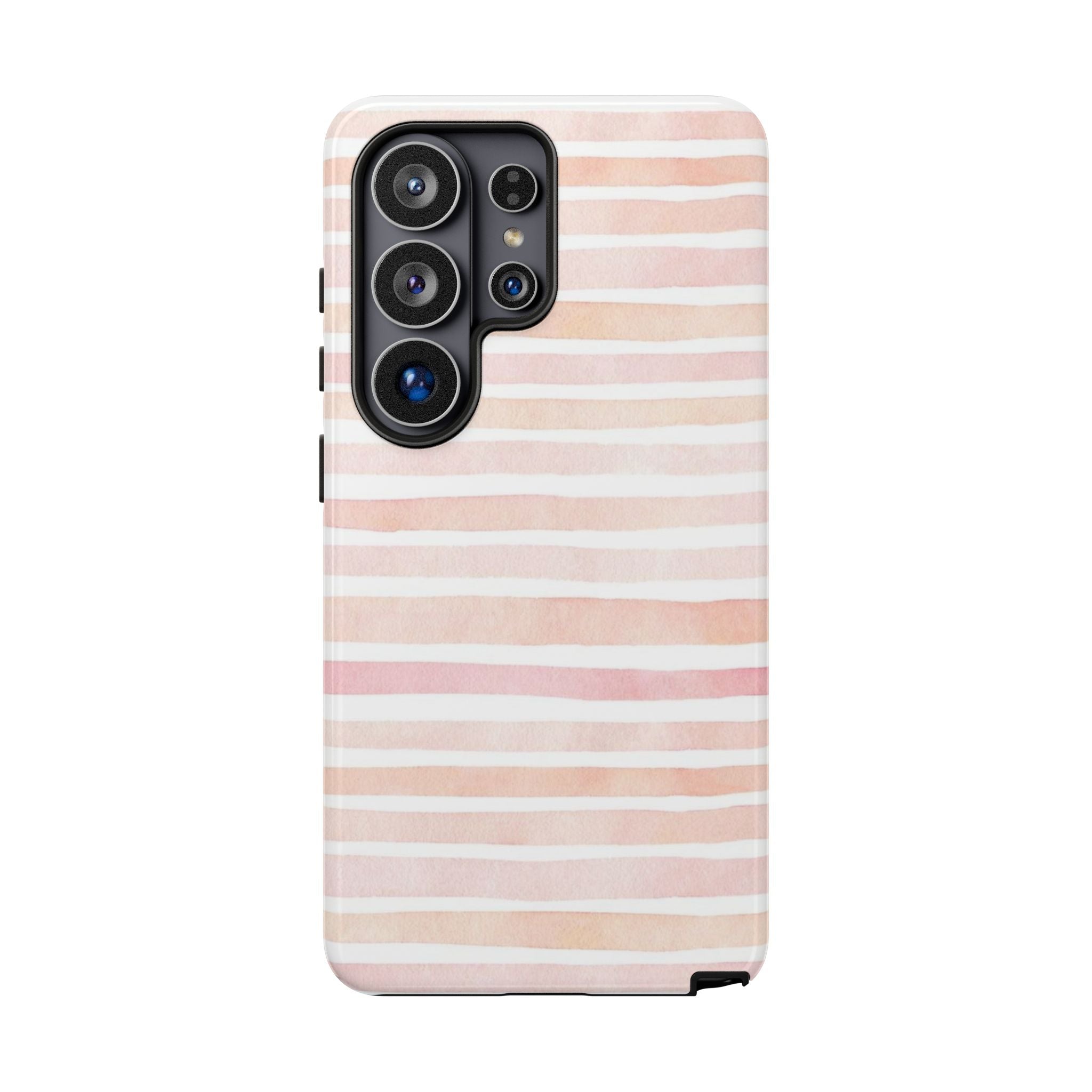 Pink Stripes Tough Phone Case
