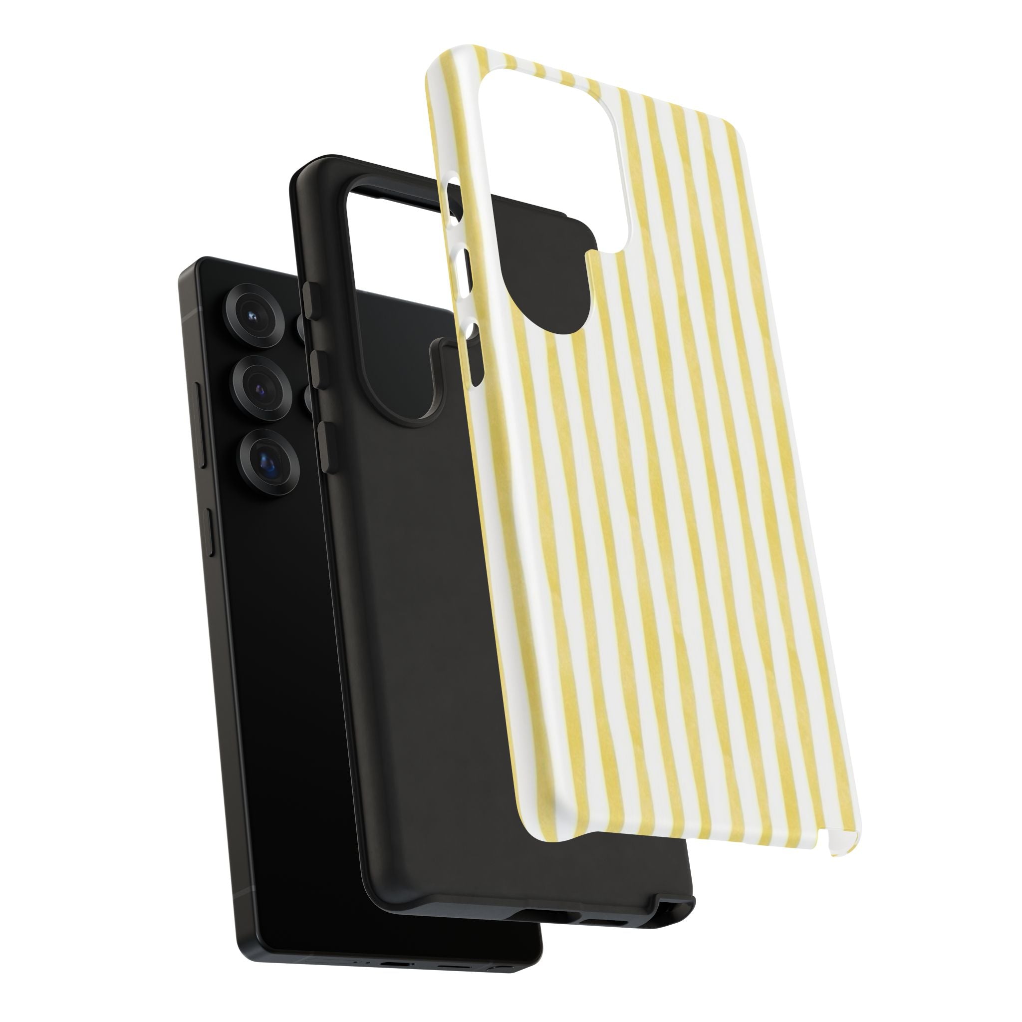 Yellow Stripes Tough Phone Case