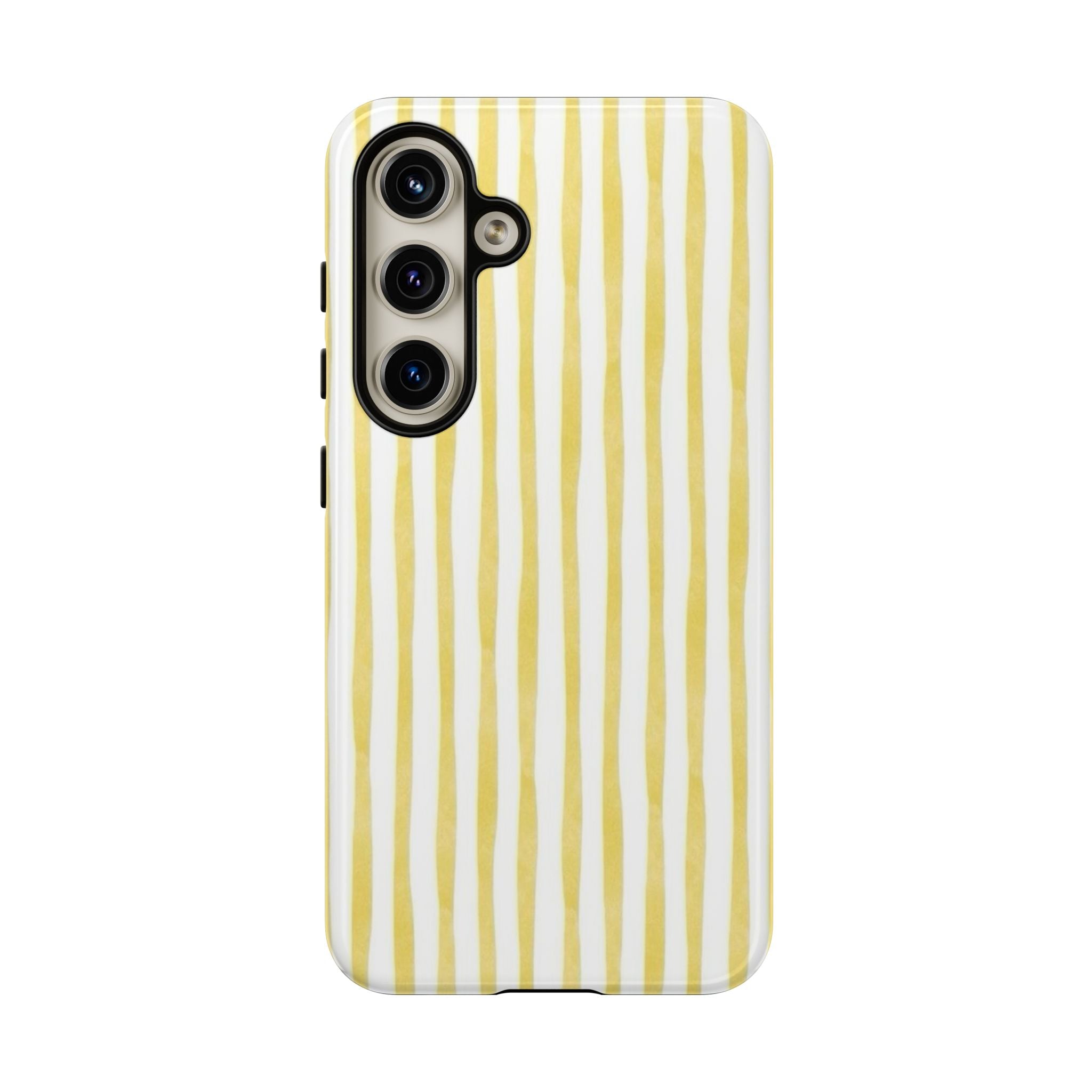 Yellow Stripes Tough Phone Case