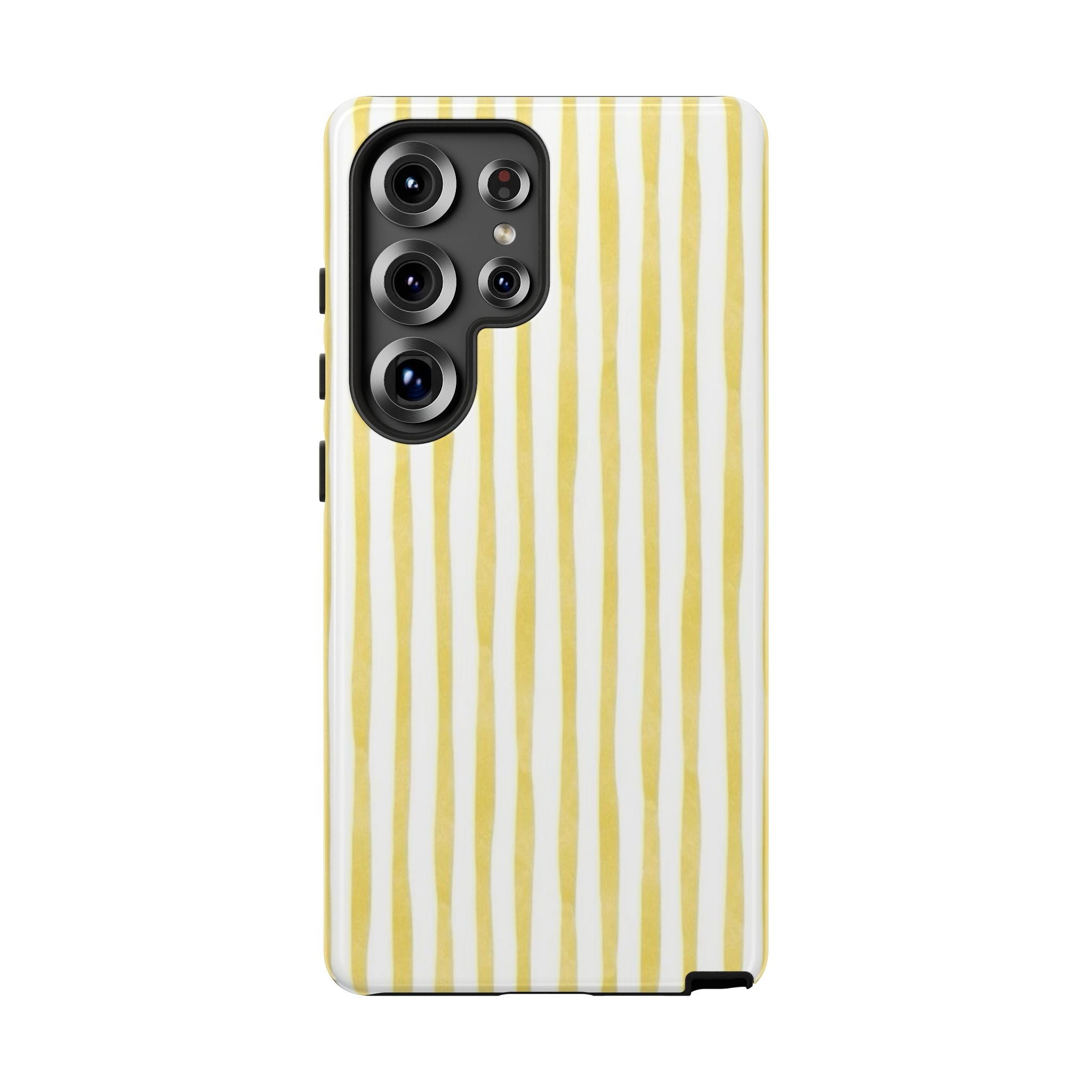 Yellow Stripes Tough Phone Case