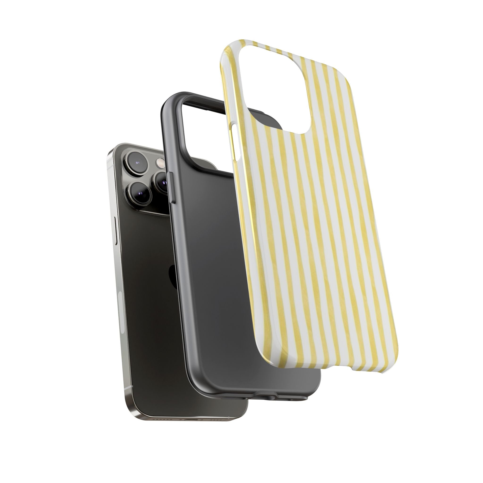 Yellow Stripes Tough Phone Case