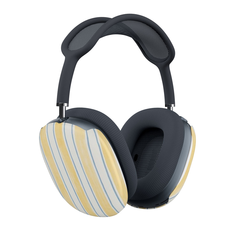 Yellow & Blue Stripes AirPods Max Covers
