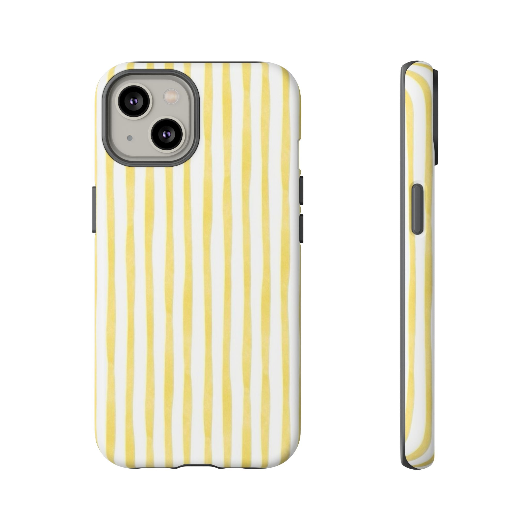 Yellow Stripes Tough Phone Case