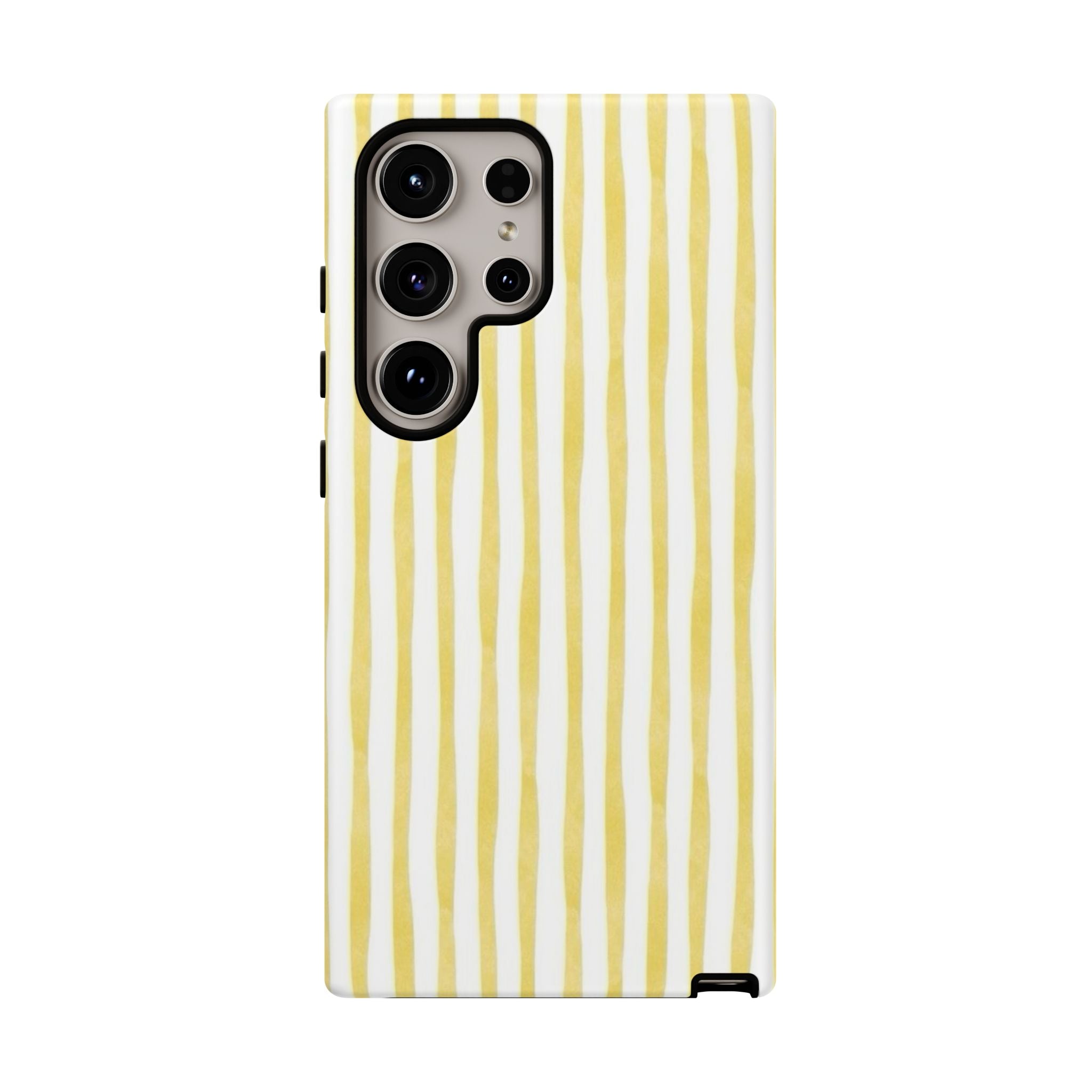 Yellow Stripes Tough Phone Case