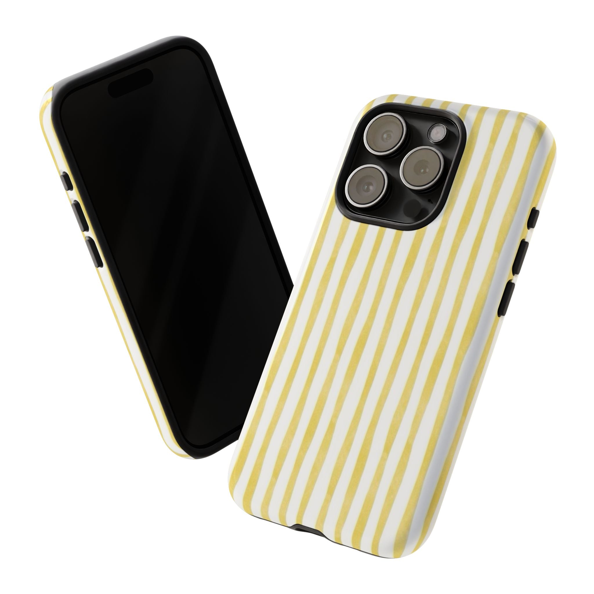 Yellow Stripes Tough Phone Case
