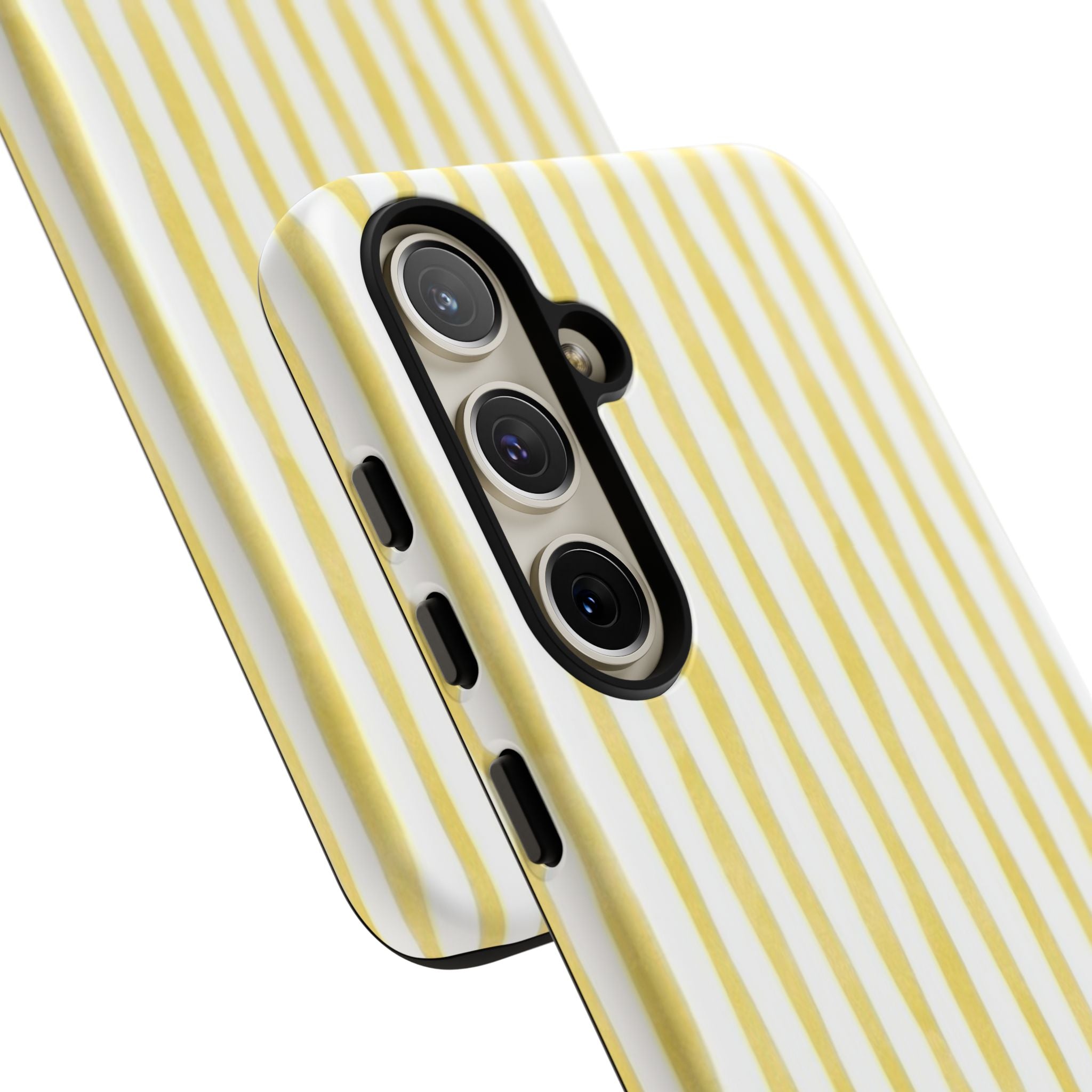 Yellow Stripes Tough Phone Case