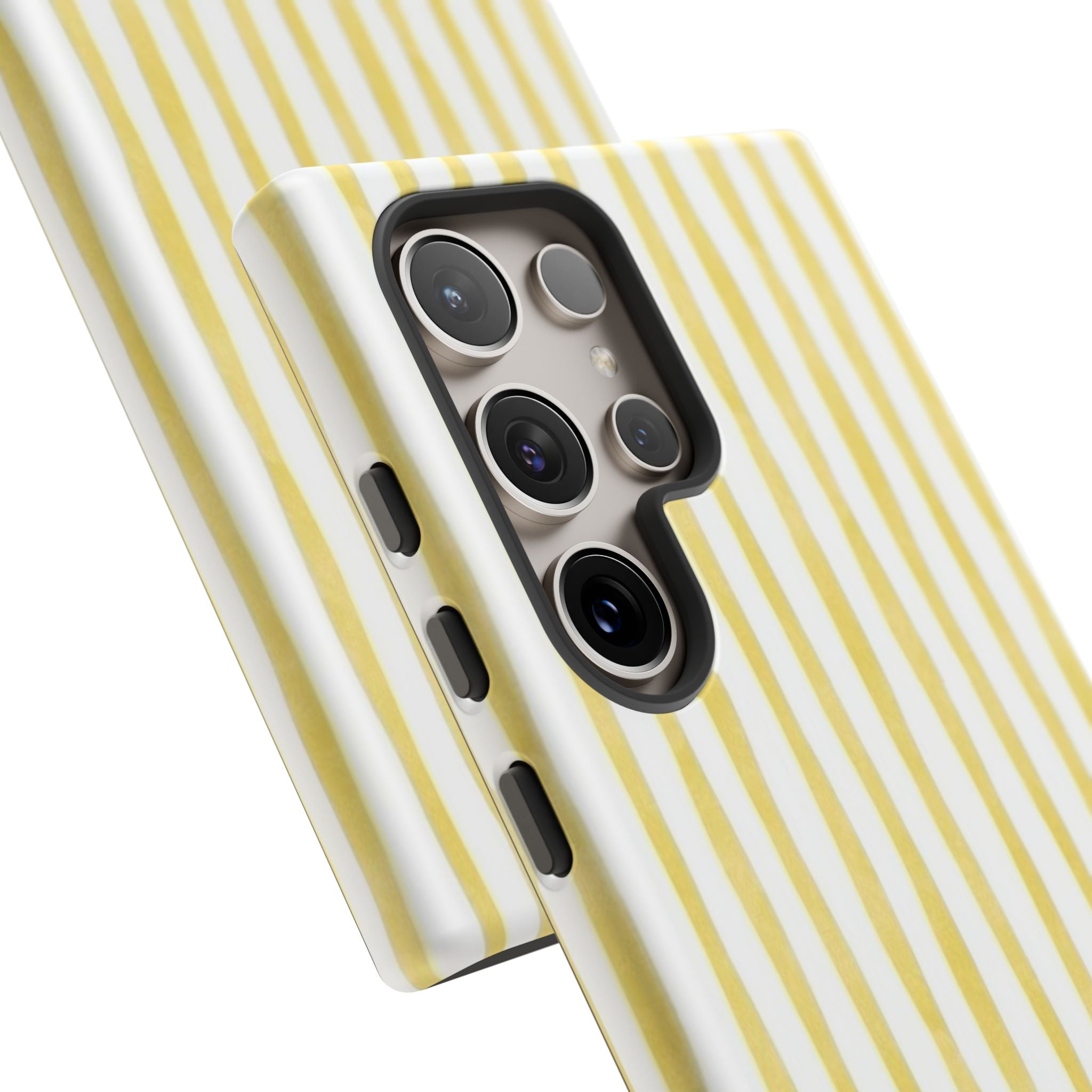 Yellow Stripes Tough Phone Case