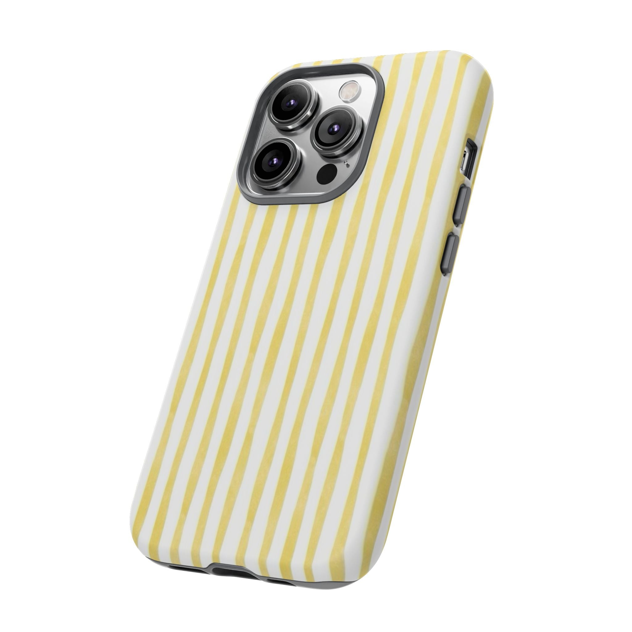 Yellow Stripes Tough Phone Case