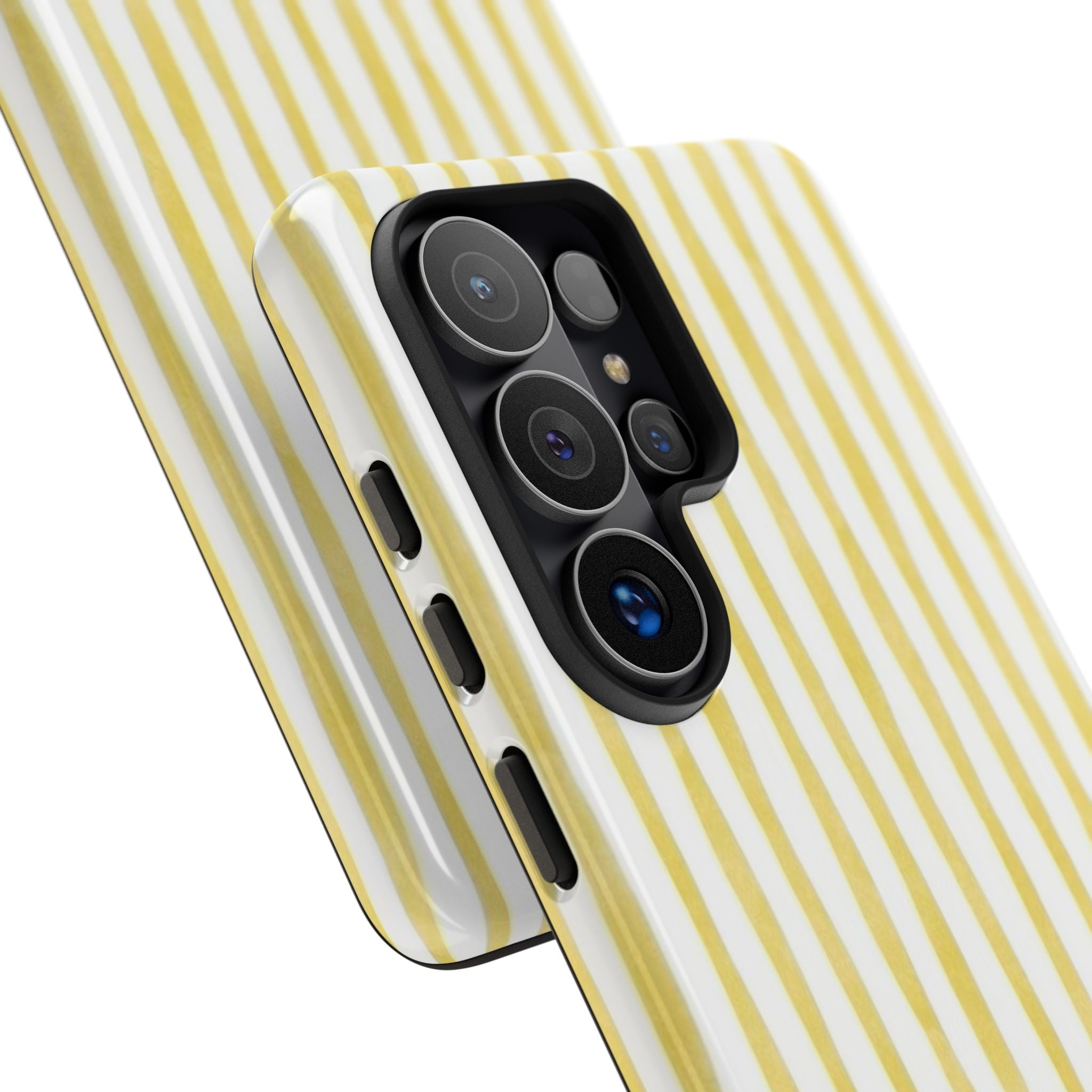 Yellow Stripes Tough Phone Case