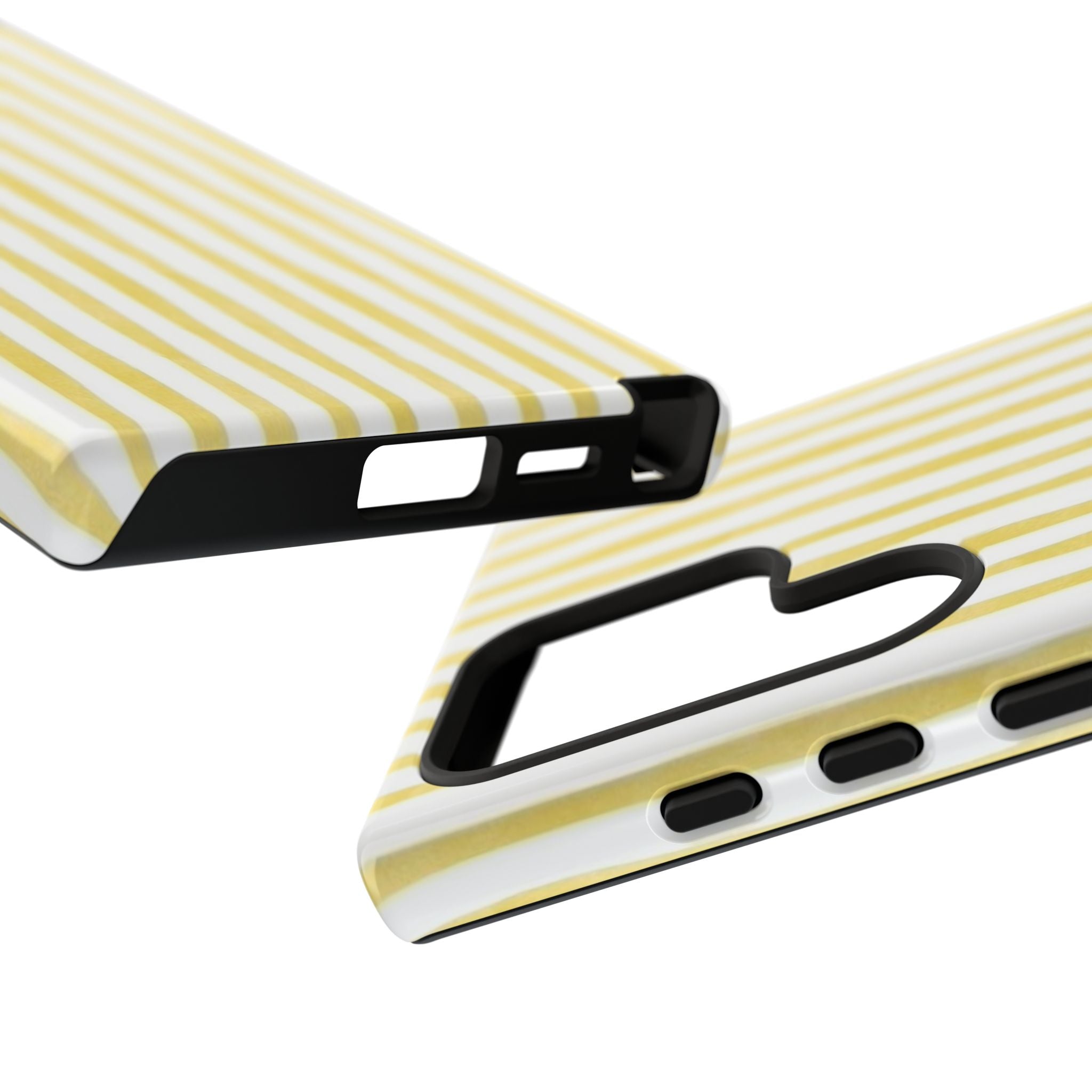 Yellow Stripes Tough Phone Case