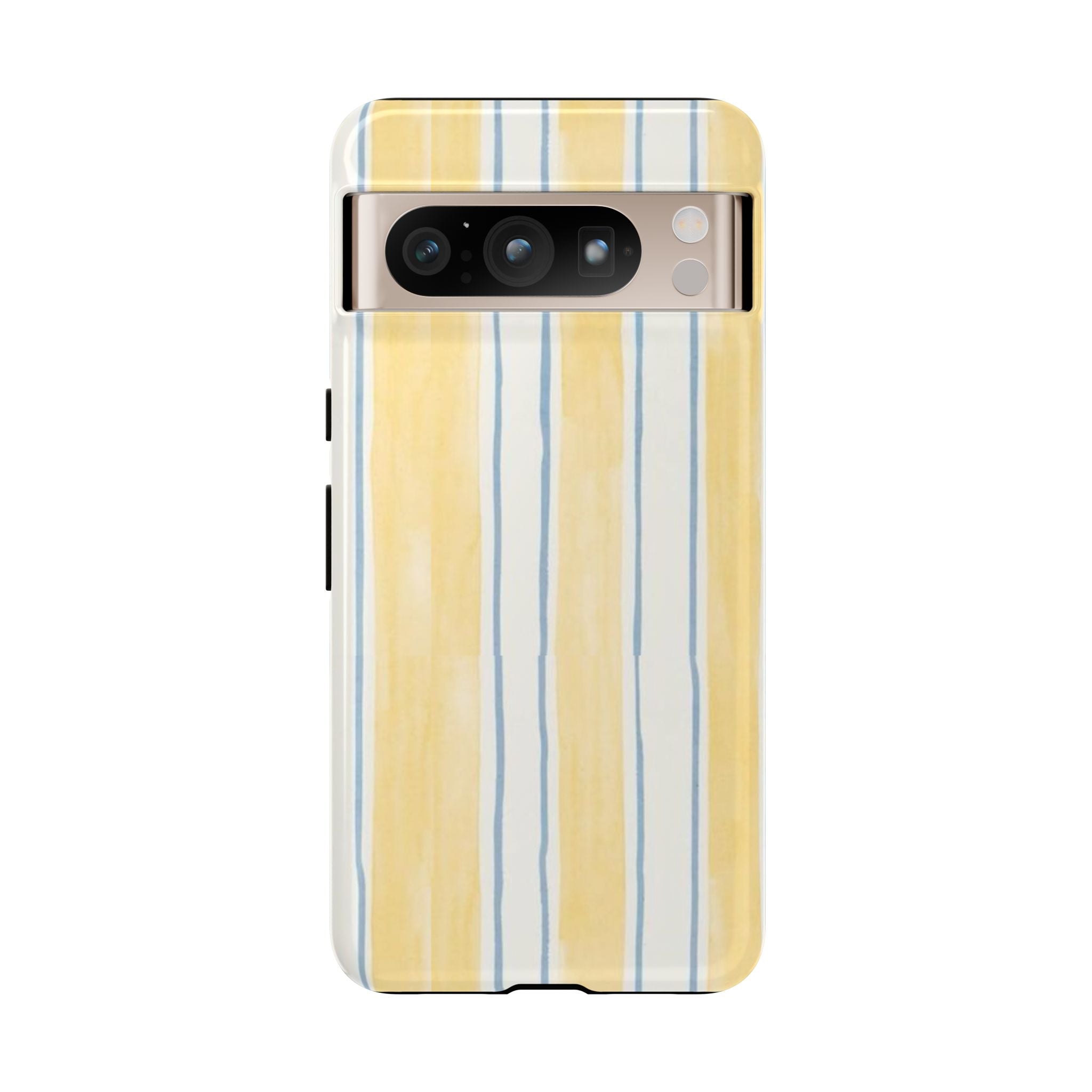 Yellow & Blue Stripes Tough Phone Case