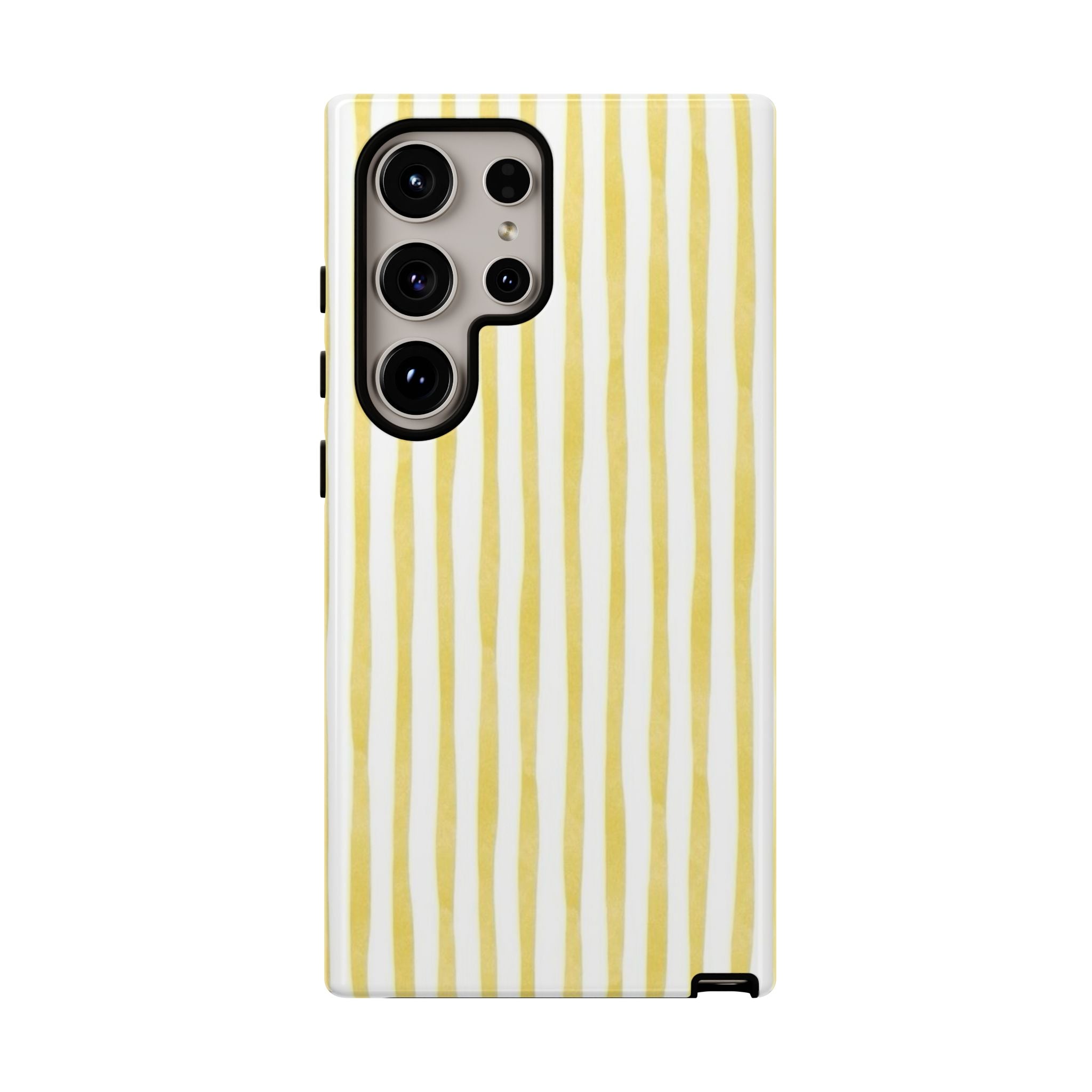 Yellow Stripes Tough Phone Case
