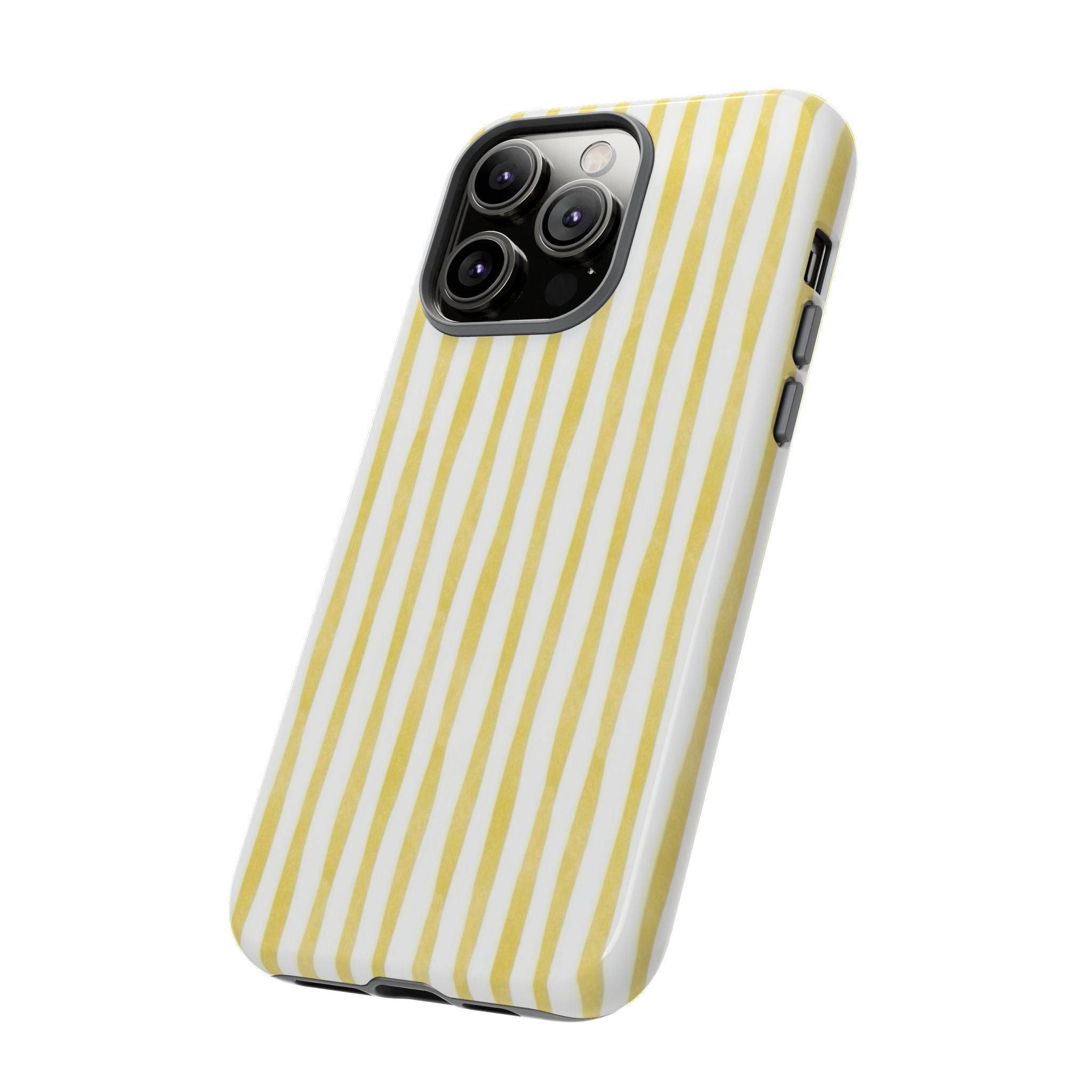 Yellow Stripes Tough Phone Case